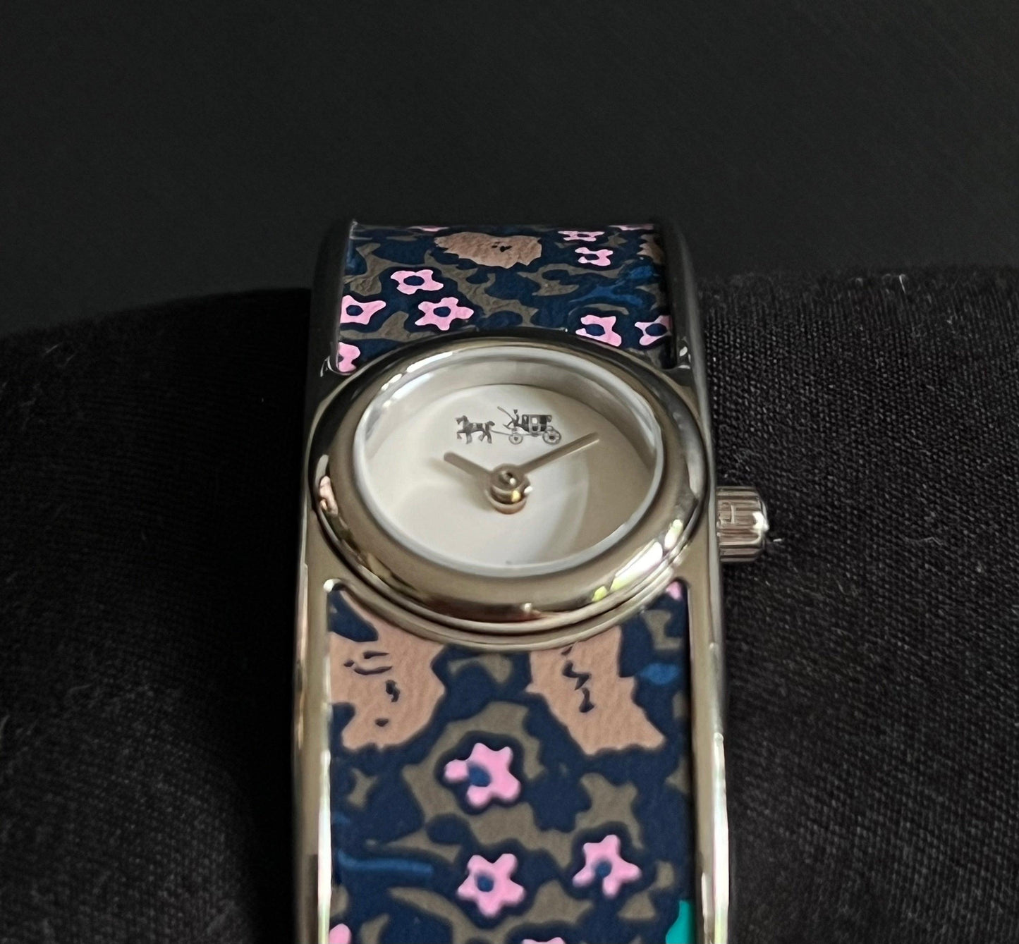 Coach Scout Bangle Watch in Blue Floral