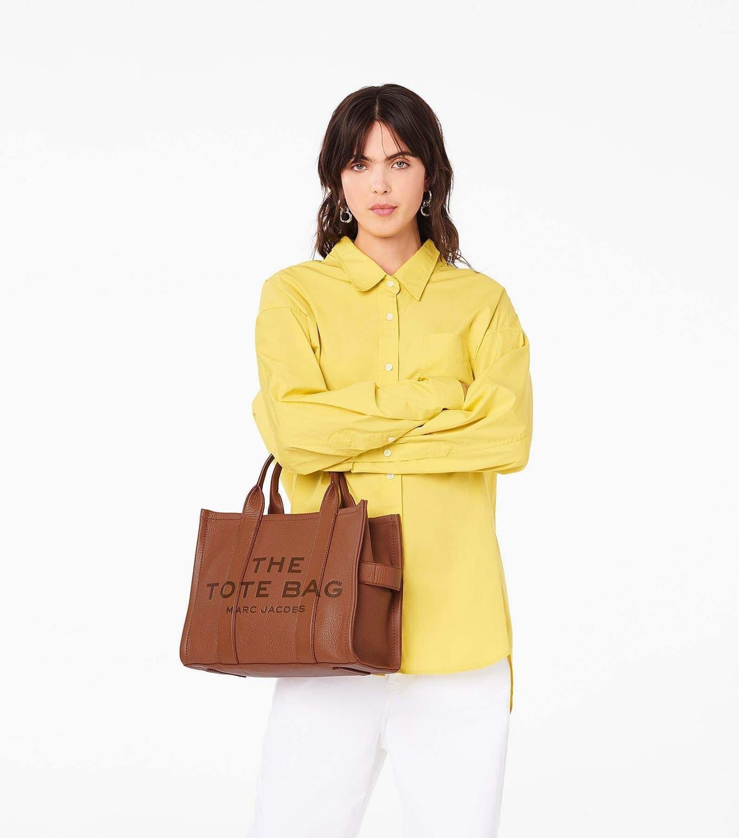 Marc Jacobs The Leather Medium Tote Bag