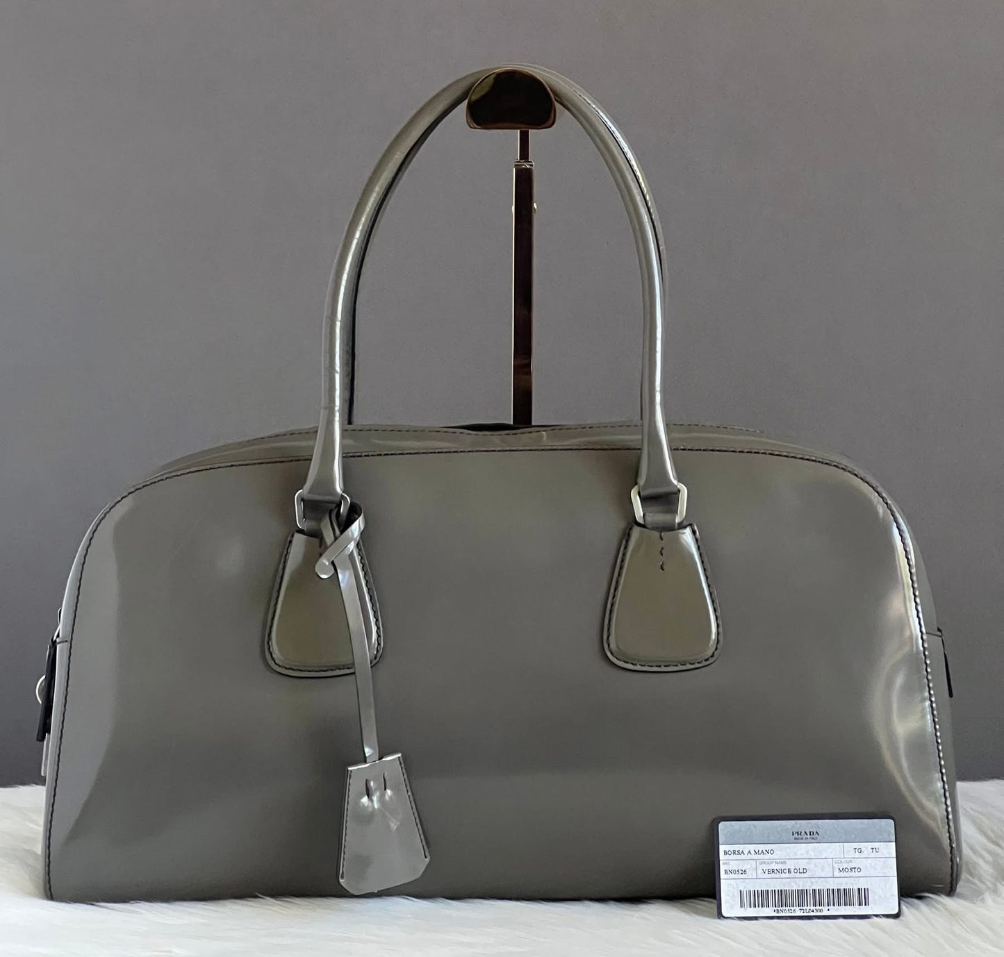 PRE-LOVED - Prada Spazzolato Leather Shoulder Bag