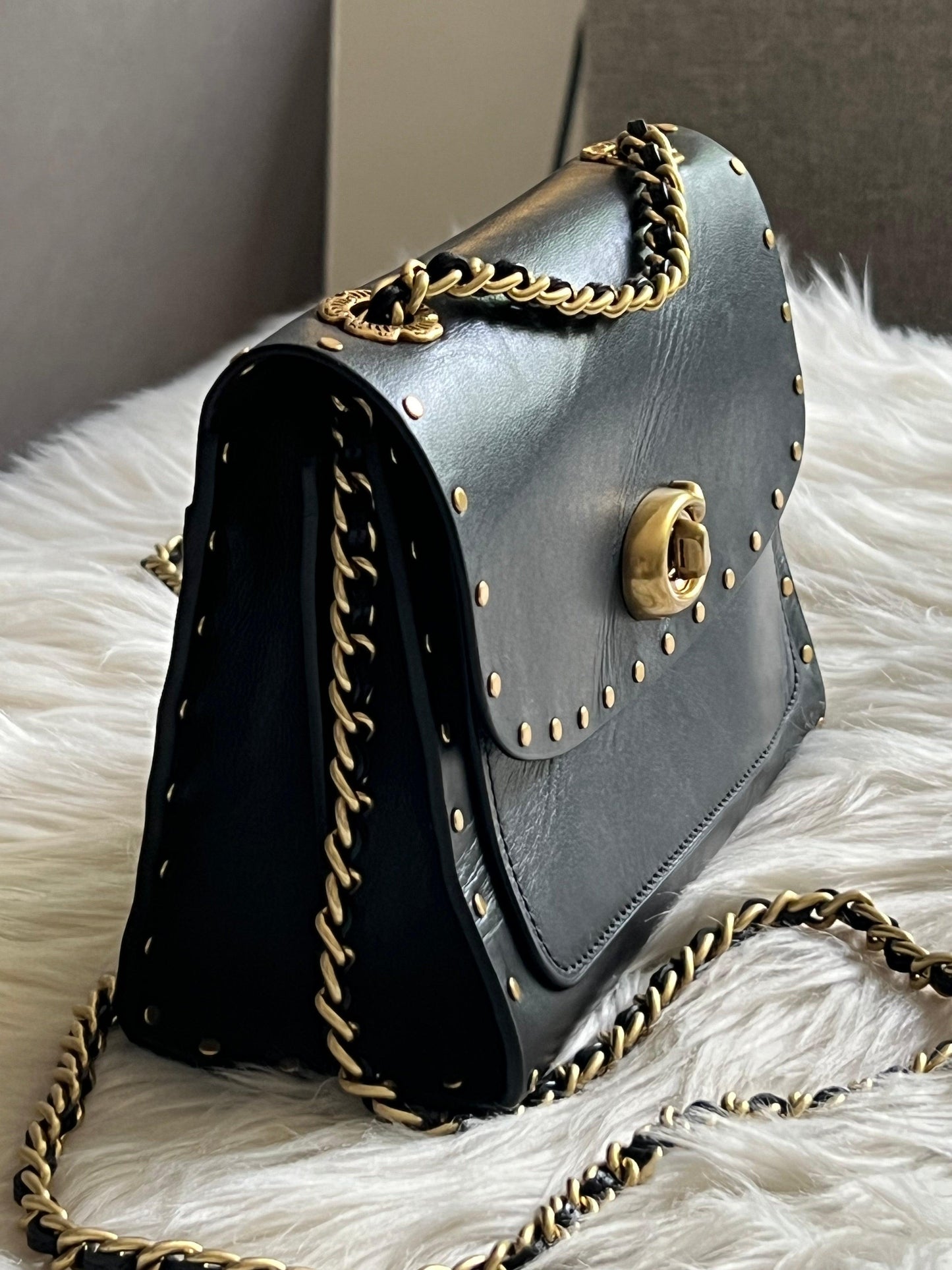 Coach Parker 18 with Rivets