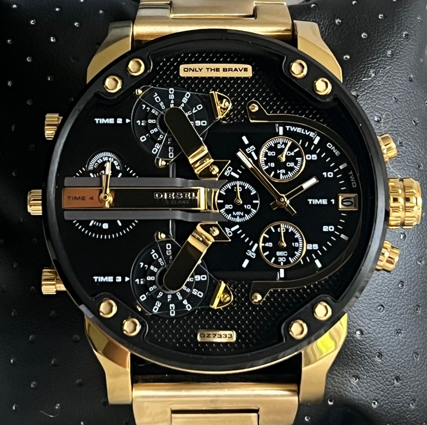 Diesel Men’s Mr. Daddy 2.0 Gold-Tone Chronograph Watch
