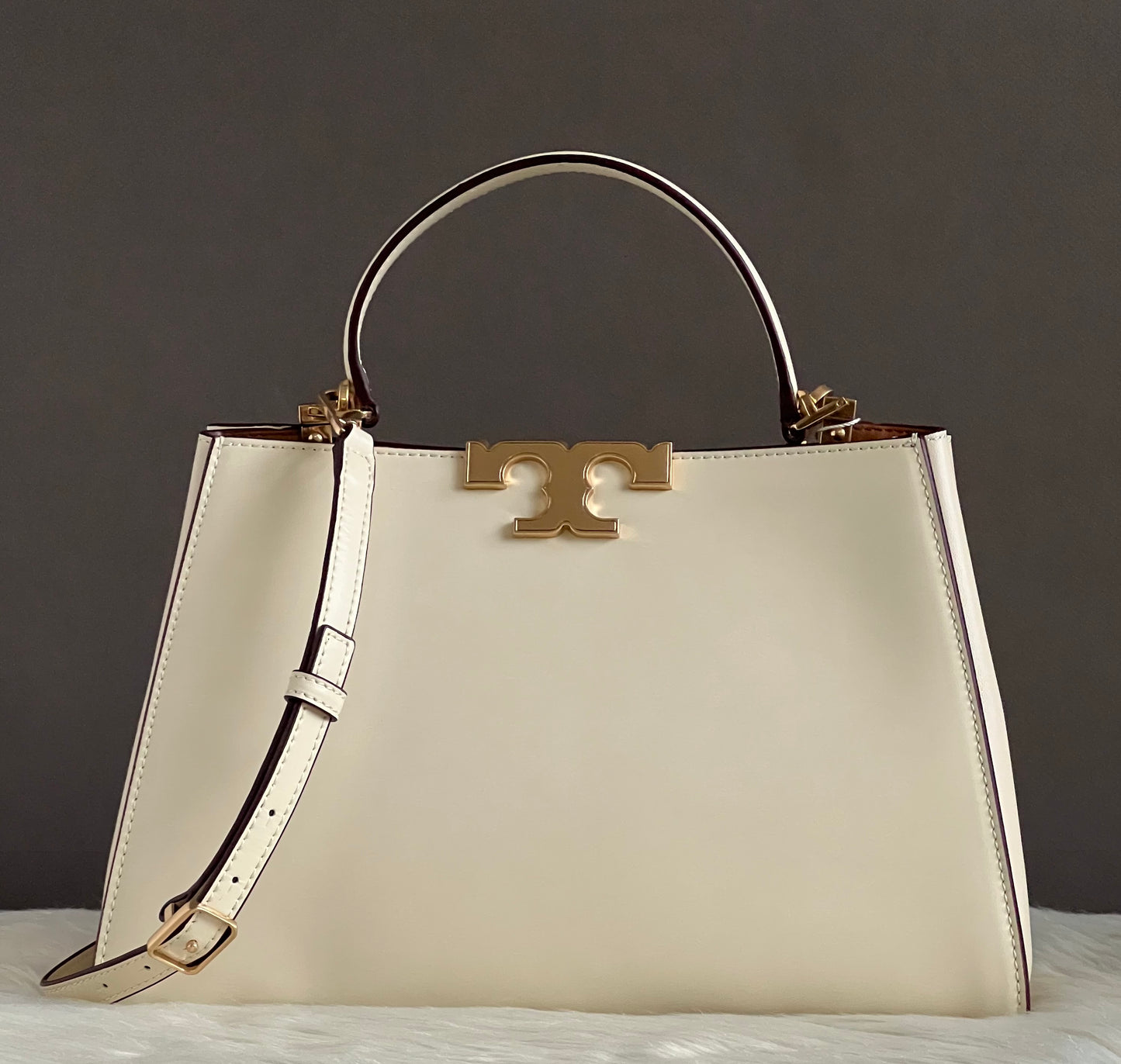 Tory Burch Eleanor Spazzolato Satchel
