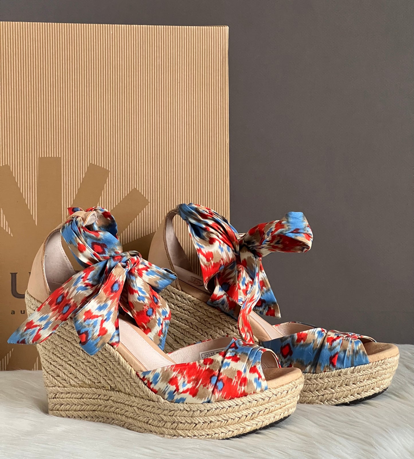 UGG Lucianna Platform Wedge Sandals