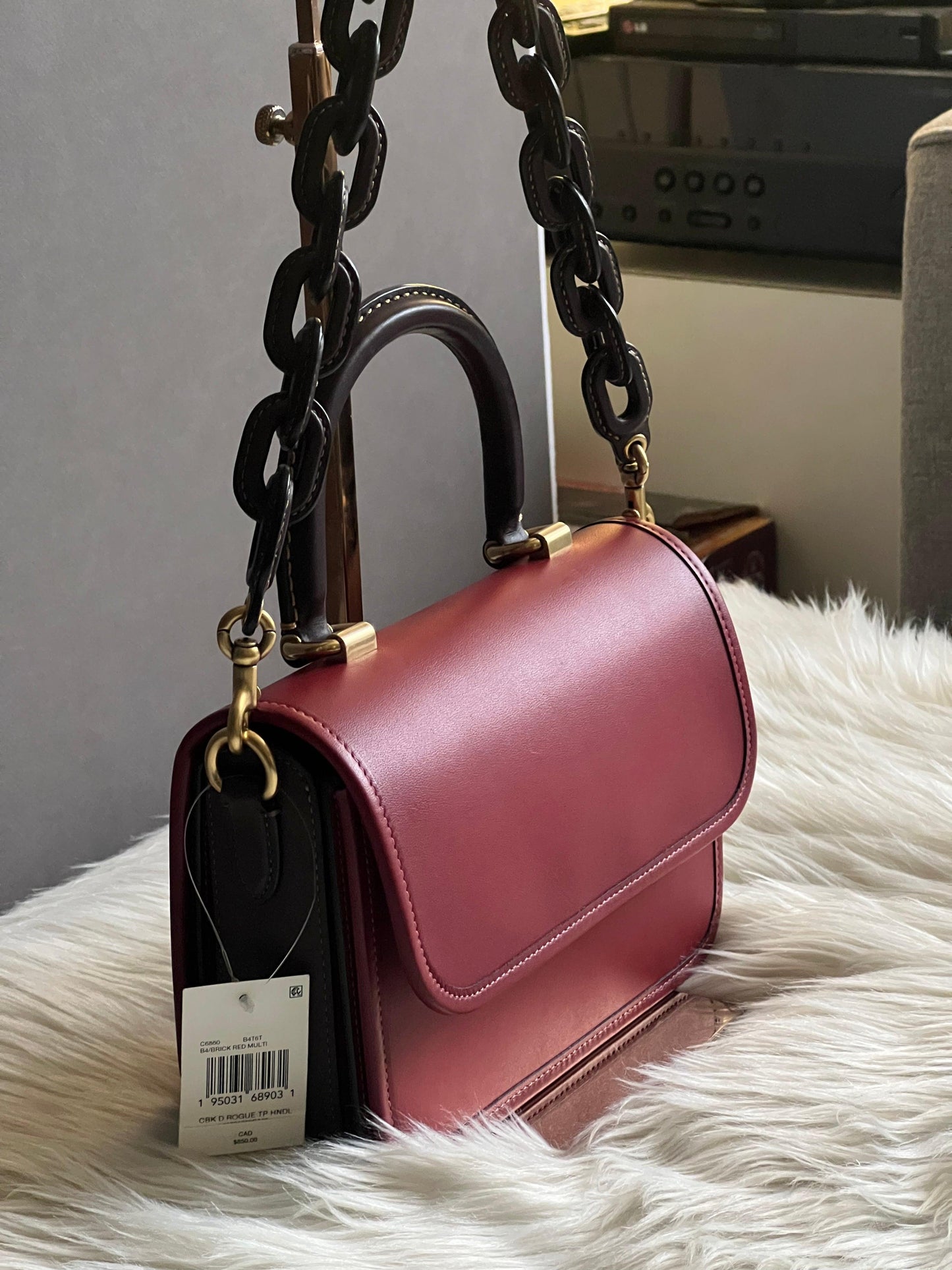 Coach Rogue Top Handle in Colorblock