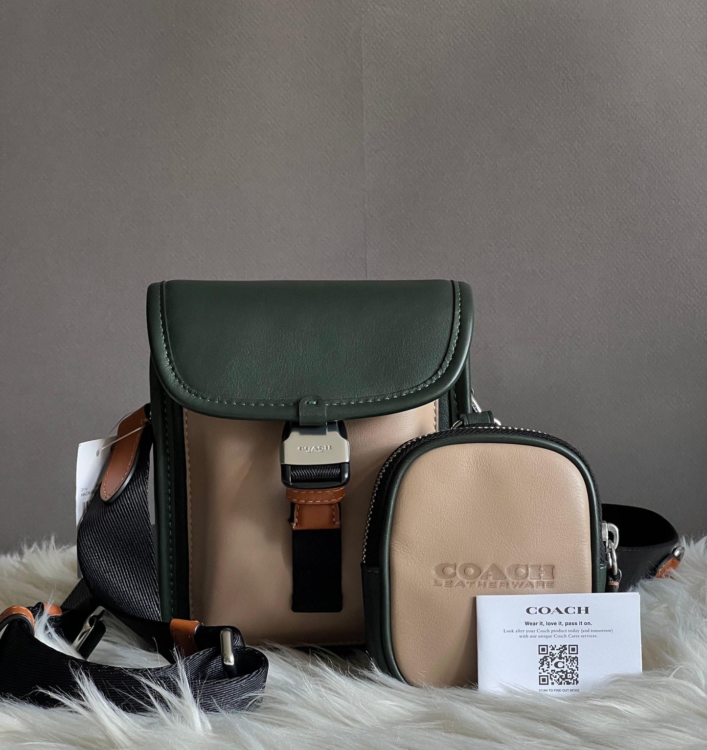 Coach Charter North/South Crossbody With Hybrid Pouch in Colorblock
