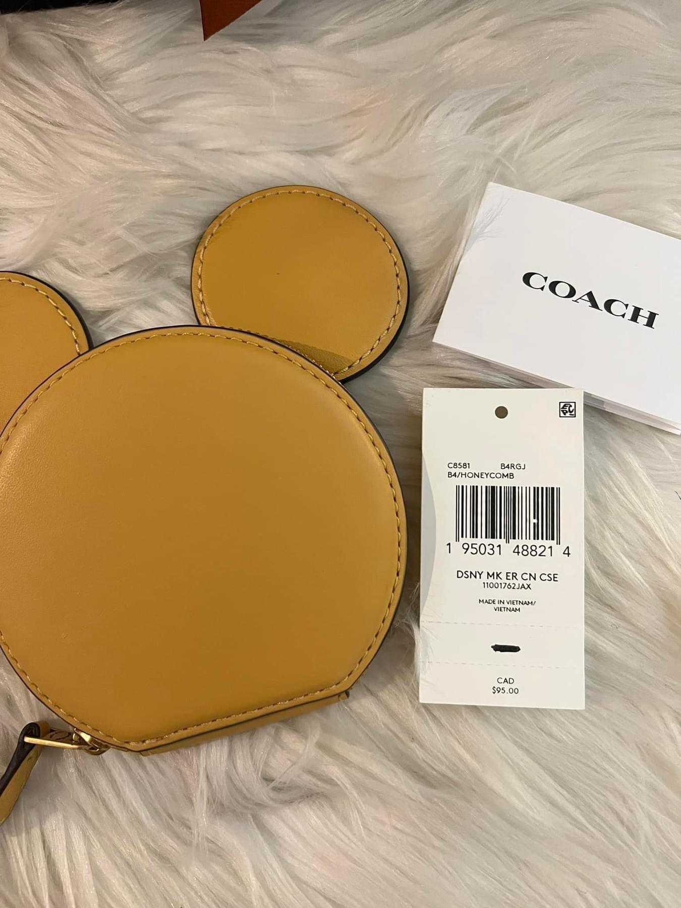 Coach X Disney Mickey Mouse Coin Case