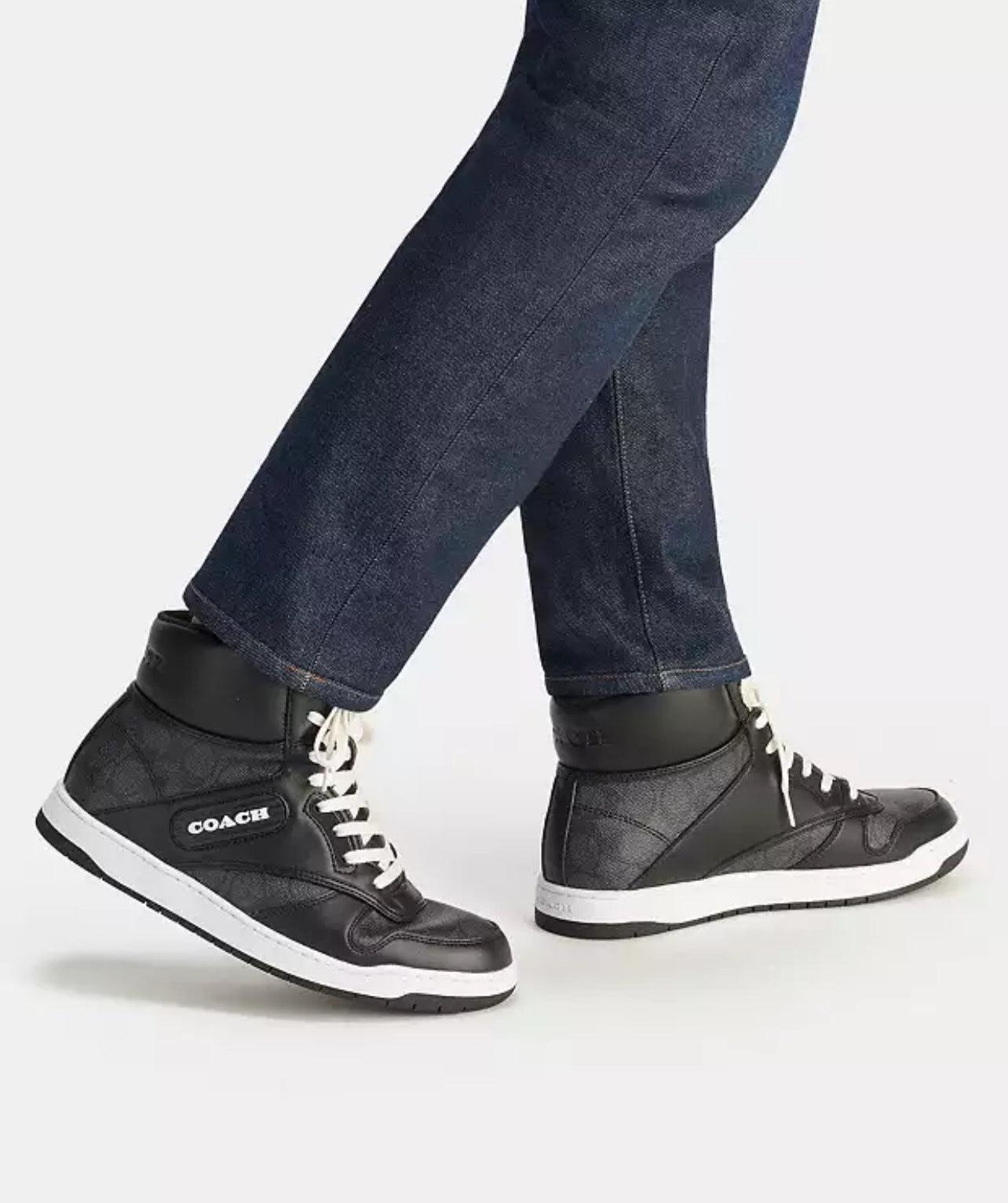 Coach High Top Sneaker in Signature Canvas