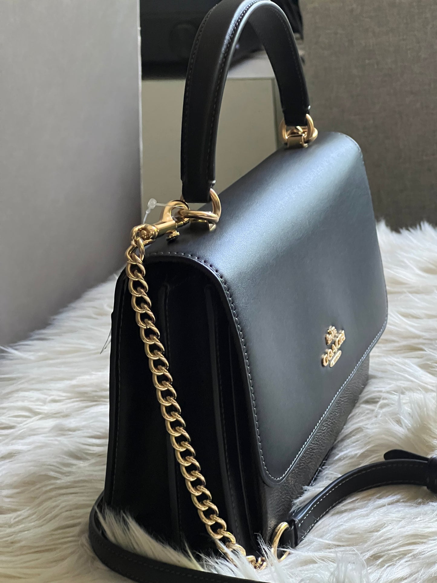 Coach Klare Top Handle Bag in Signature Canvas