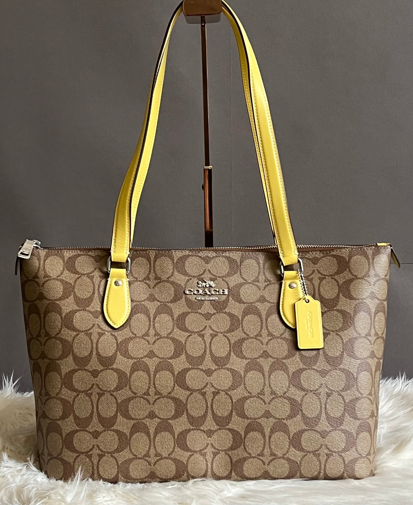 Coach Gallery Tote in Signature Canvas