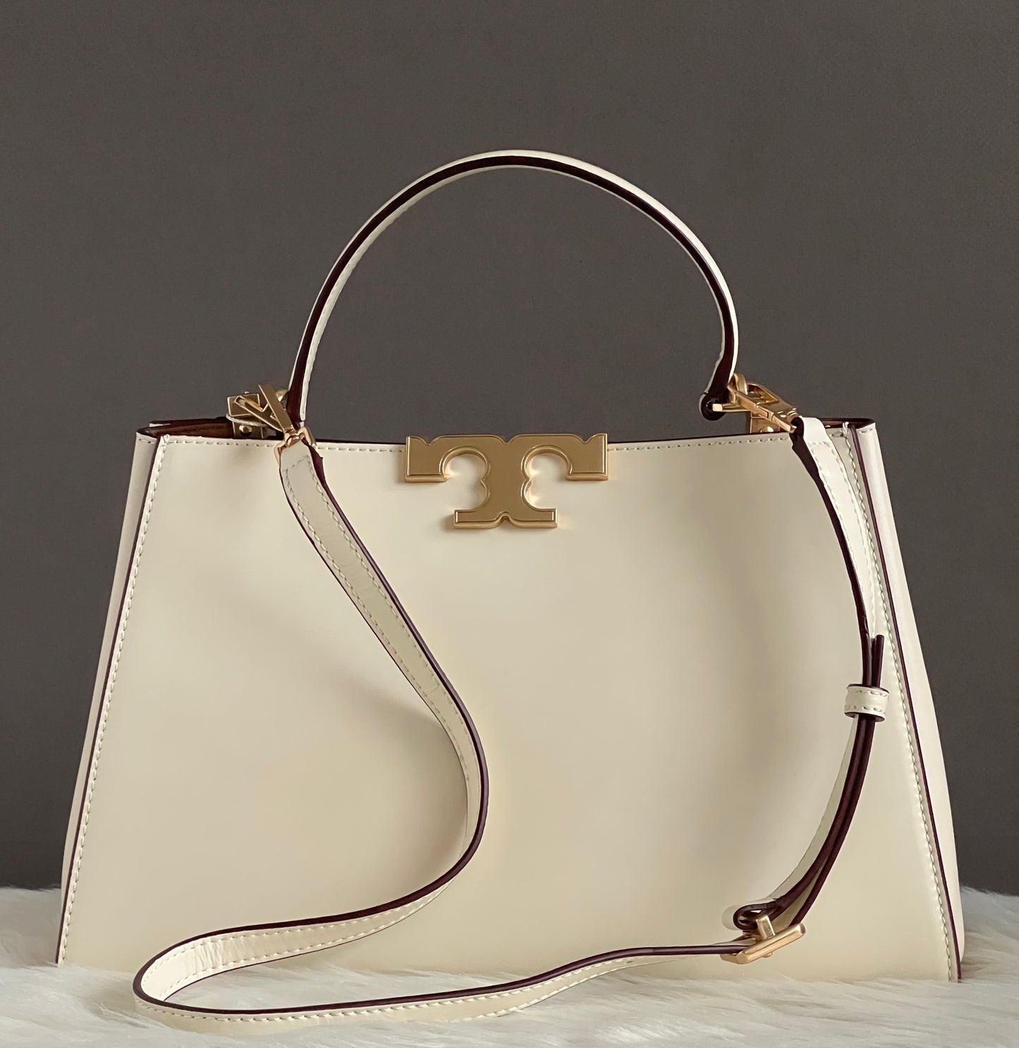 Tory Burch Eleanor Spazzolato Satchel