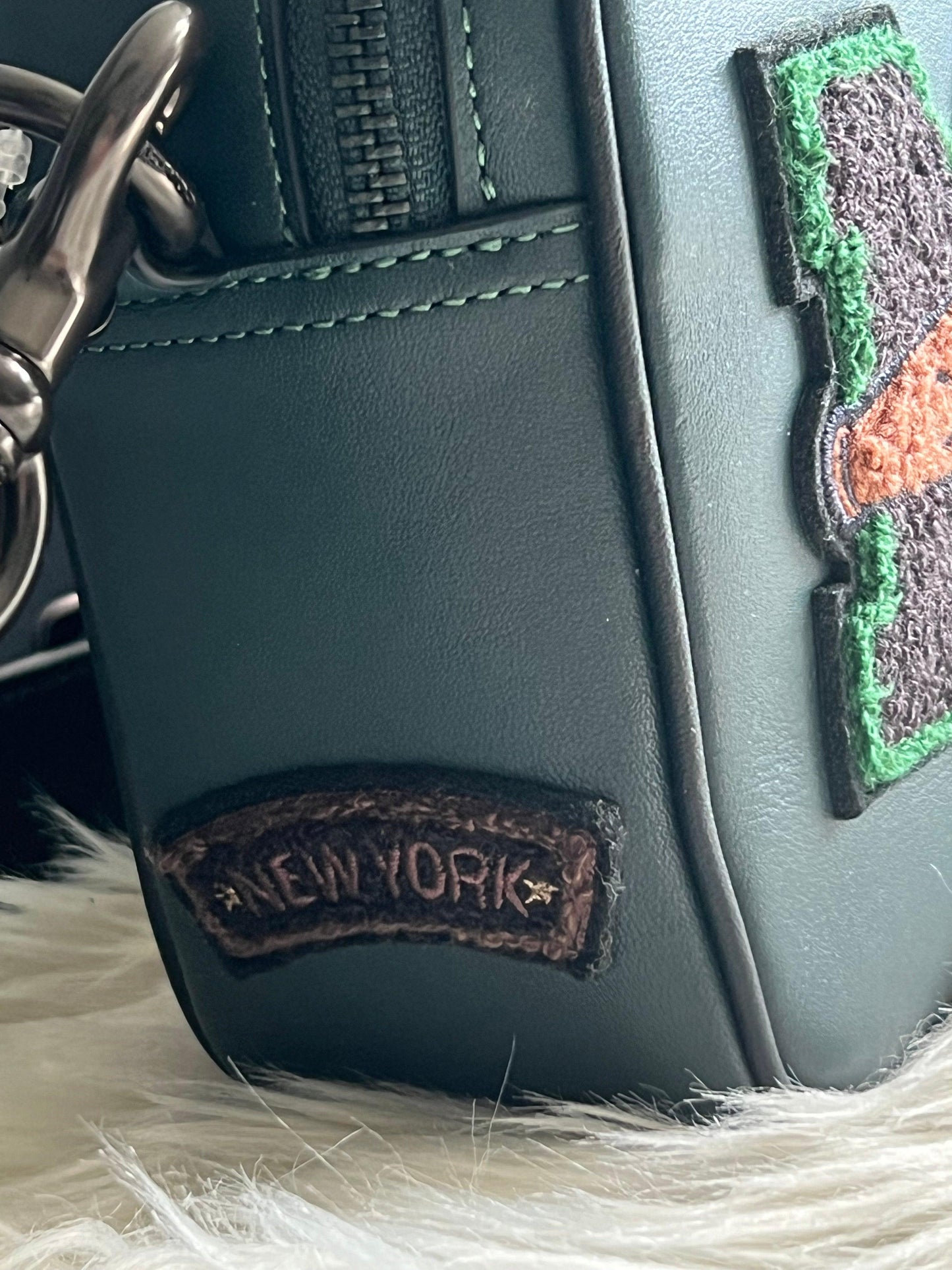 Coach Flight Bag 19 with Varsity Patches