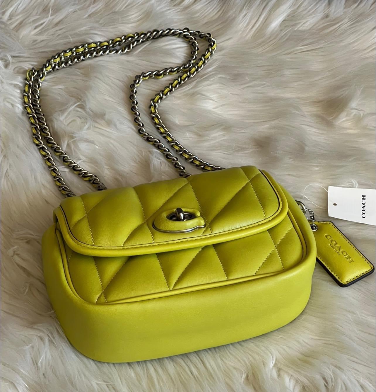 Coach Pillow Madison Shoulder Bag 18 with Quilting