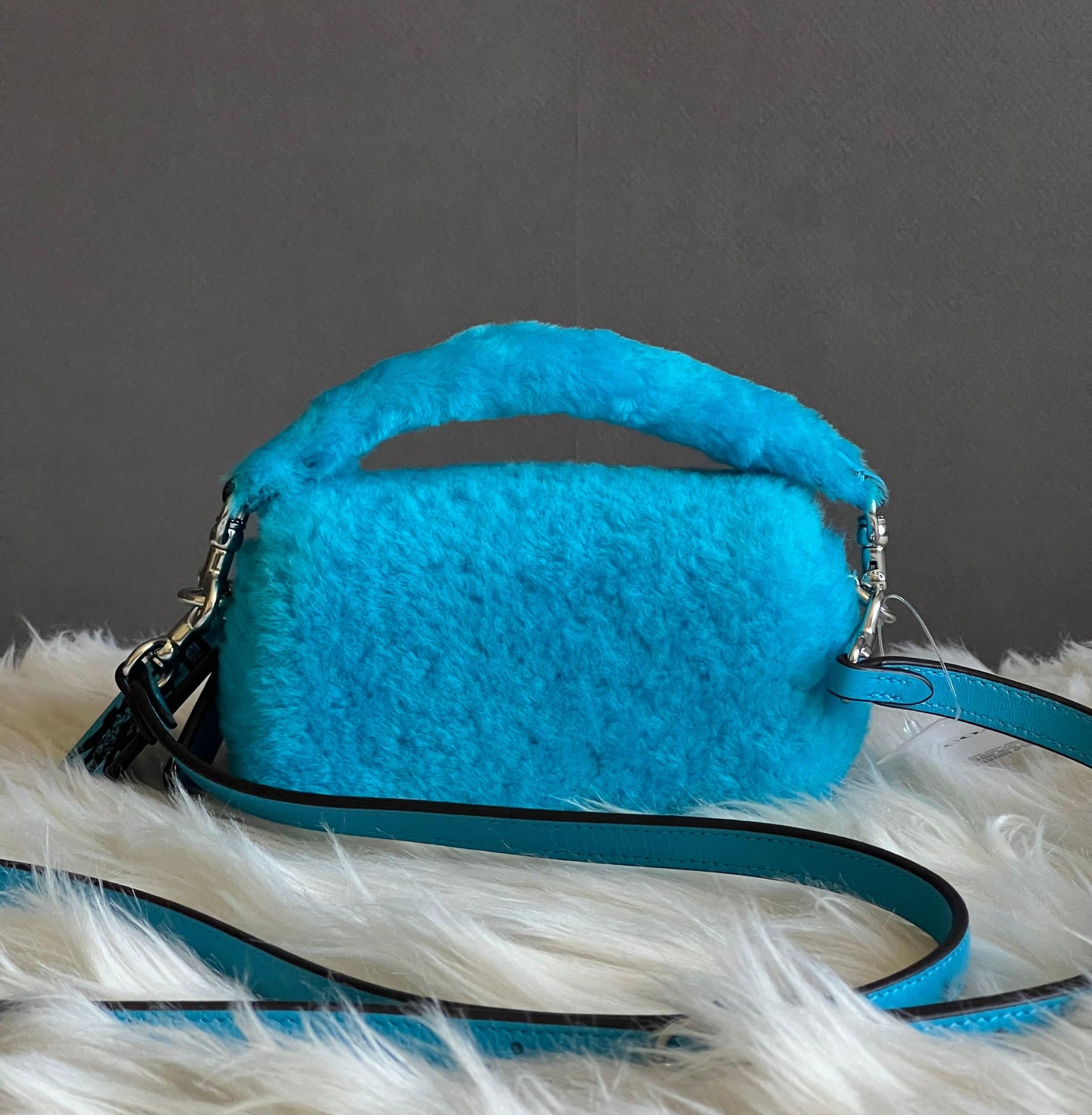Coach The Lil Nas X Drop Tabby Shoulder Bag 12 in Shearling