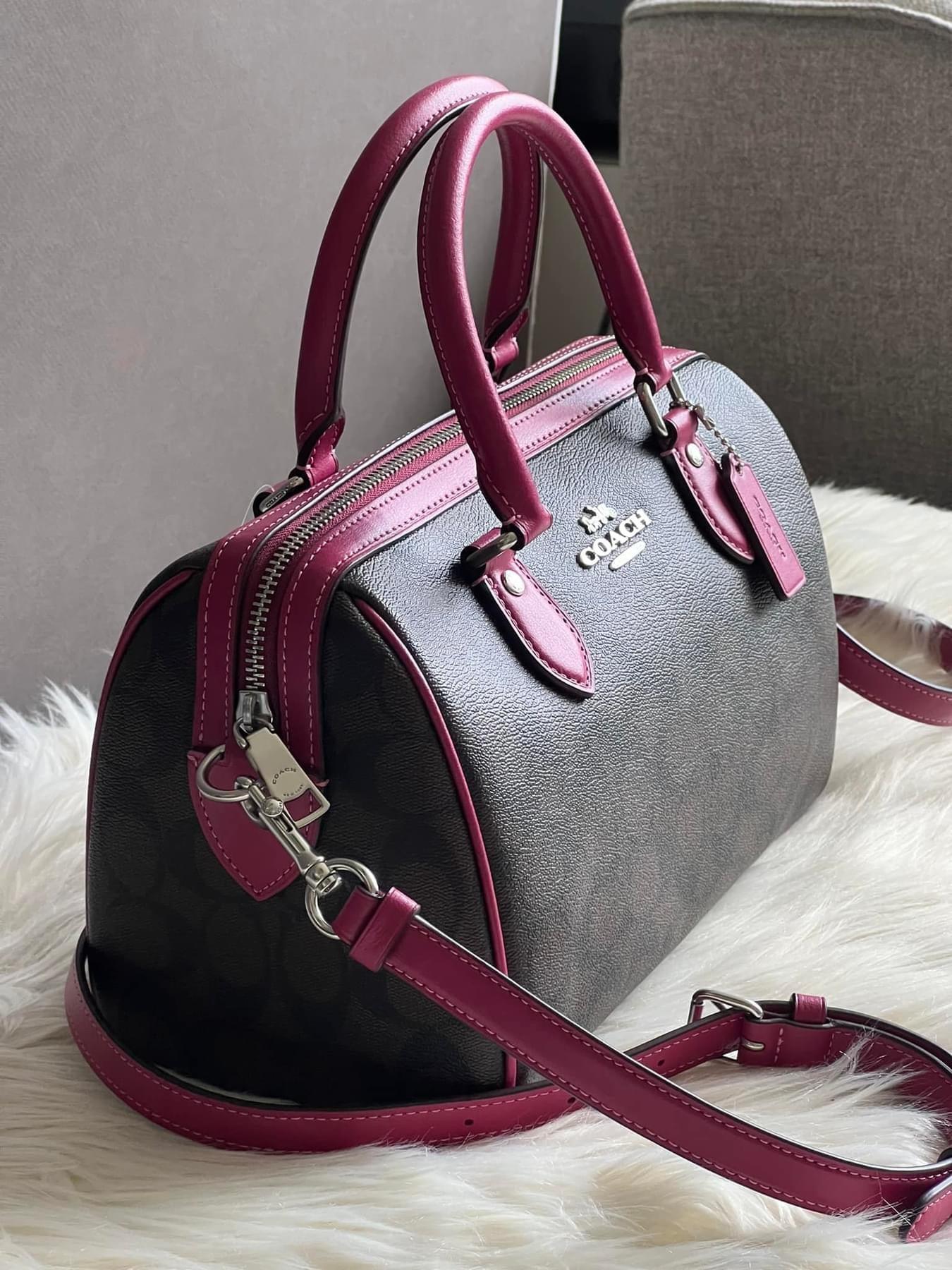 Coach Rowan Satchel in Signature Canvas