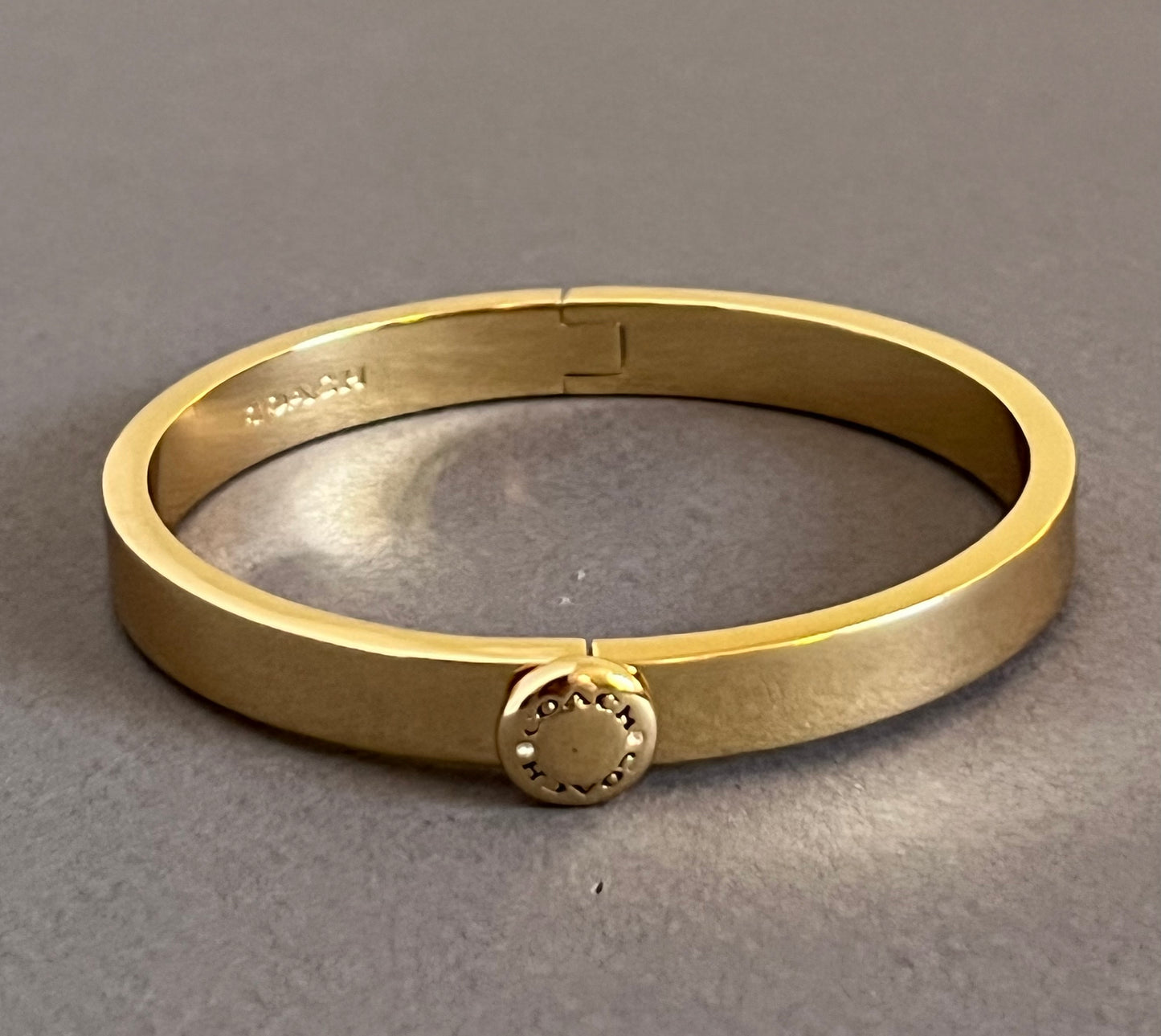Coach Rivet Enamel Hinged Bangle