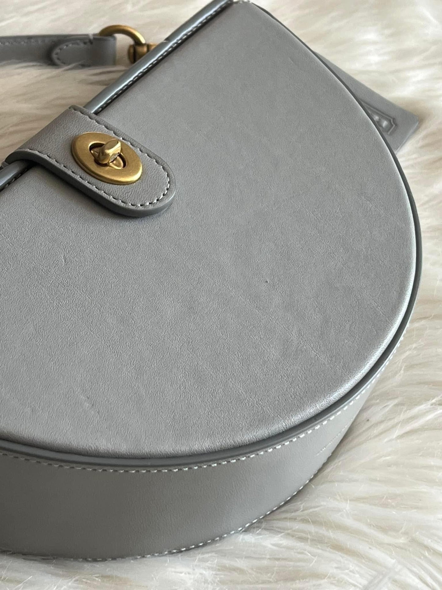 Coach City Blocks Semi Circle Bag
