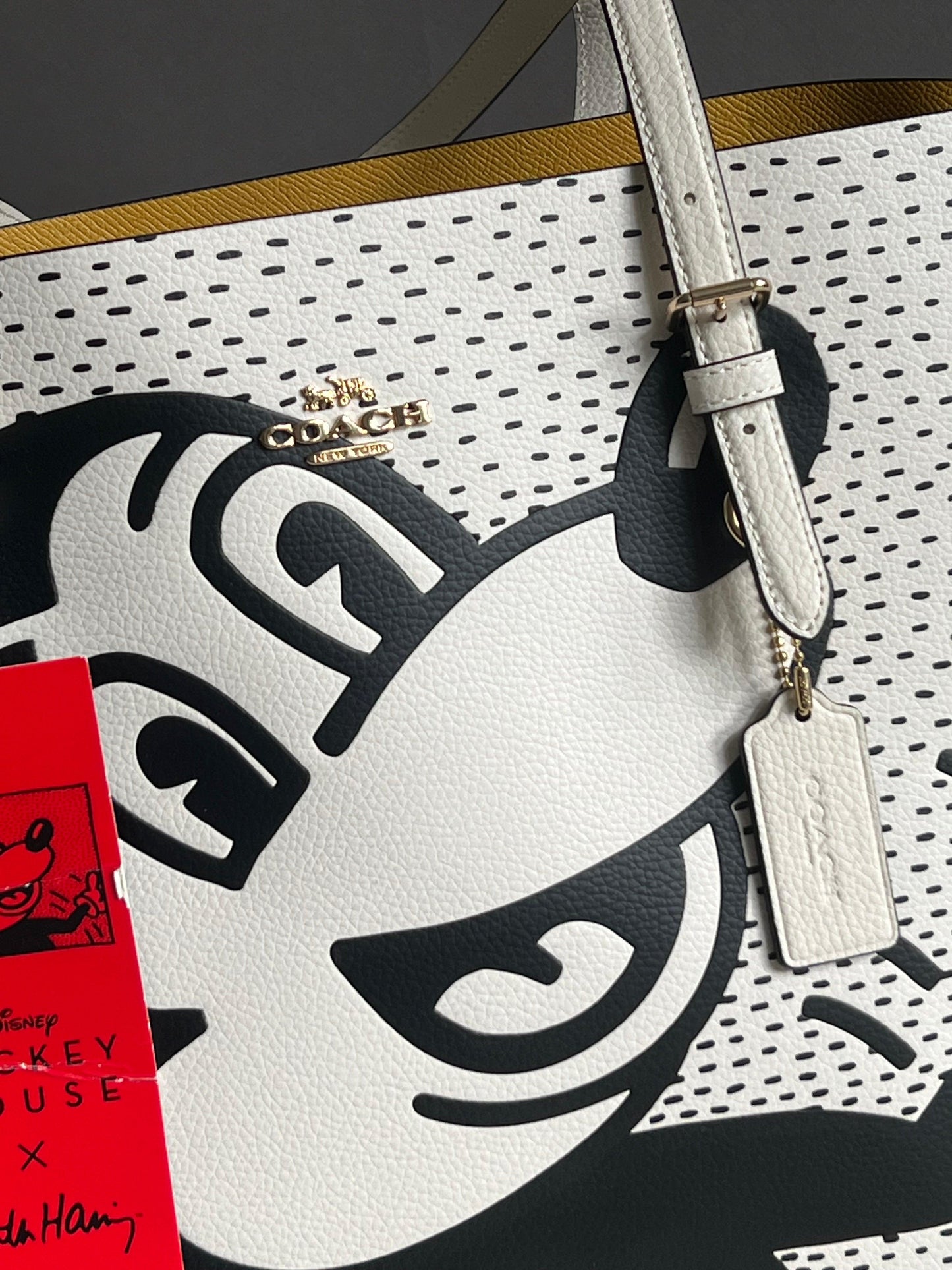 Coach X Keith Haring and Disney Limited Mickey Mouse Mollie Tote