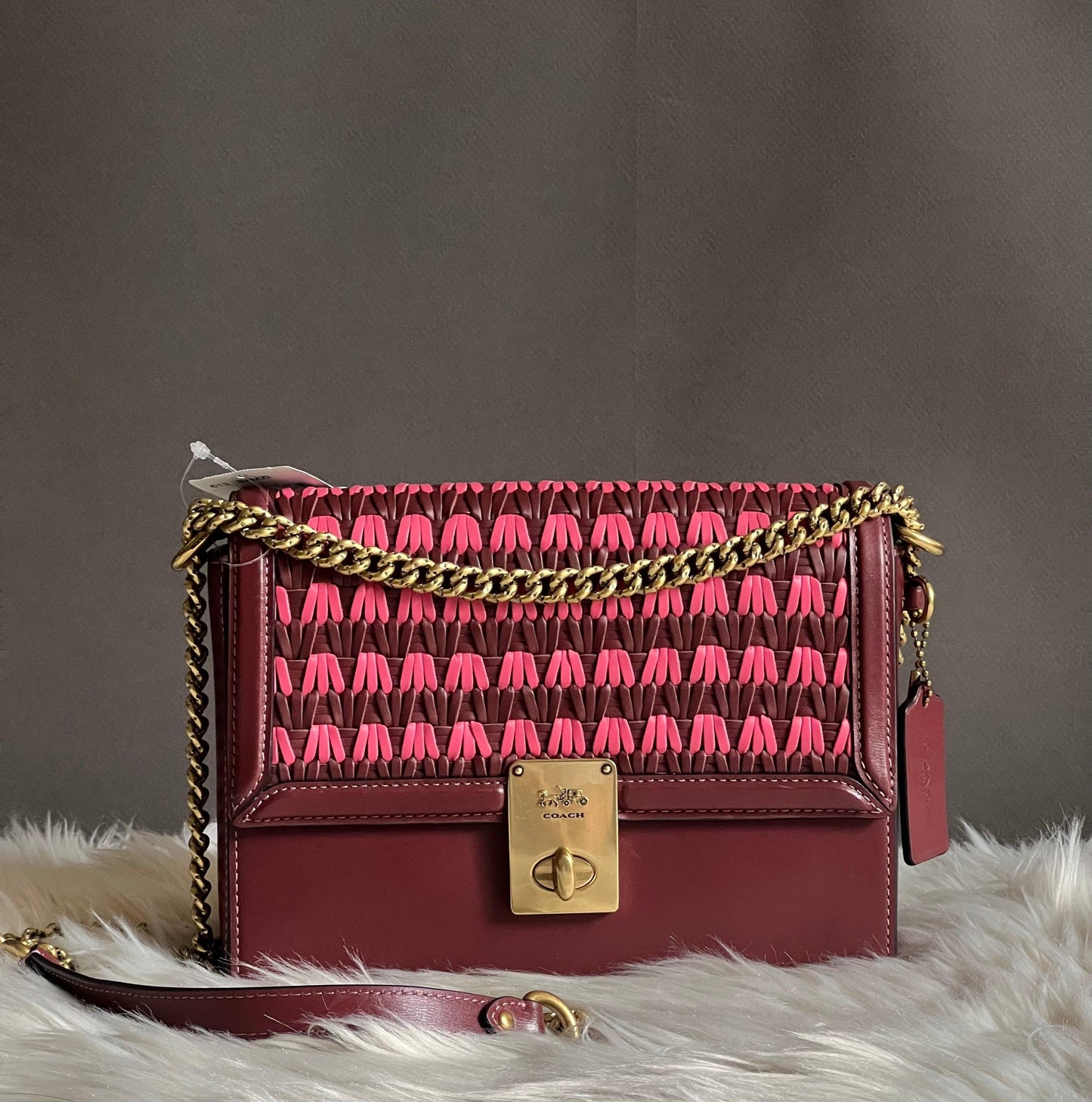 Coach Hutton Shoulder Bag with Quilting