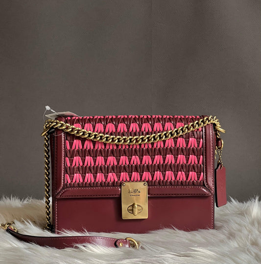 Coach Hutton Shoulder Bag with Quilting