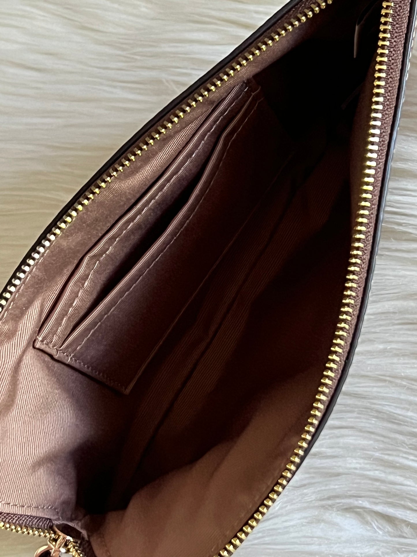 Coach Large Corner Zip Wristlet in Signature Canvas