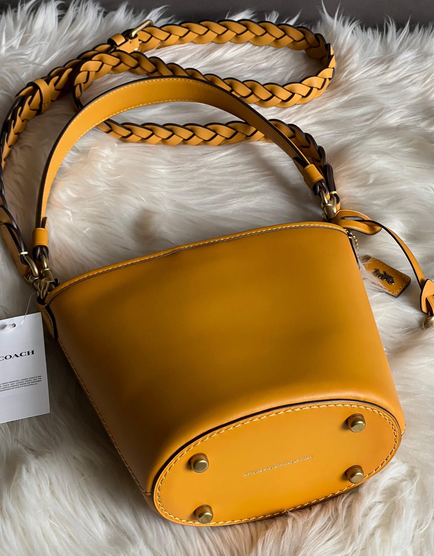 Coach Dakota Bucket Bag 16 With Braid