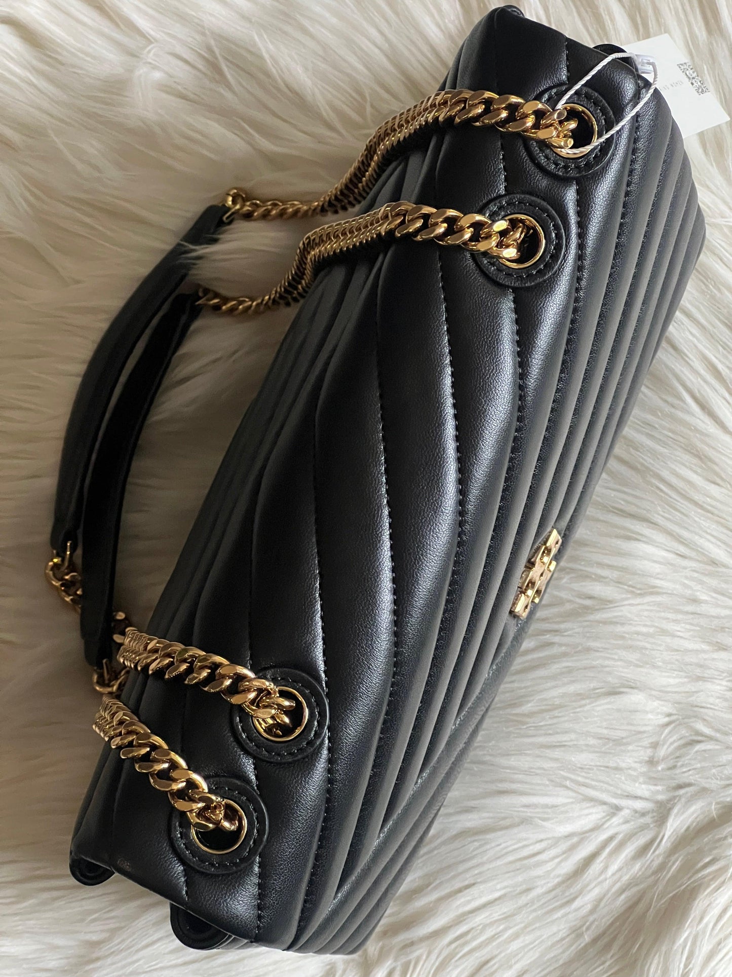 Tory Burch Kira Chevron Convertible Shoulder Bag