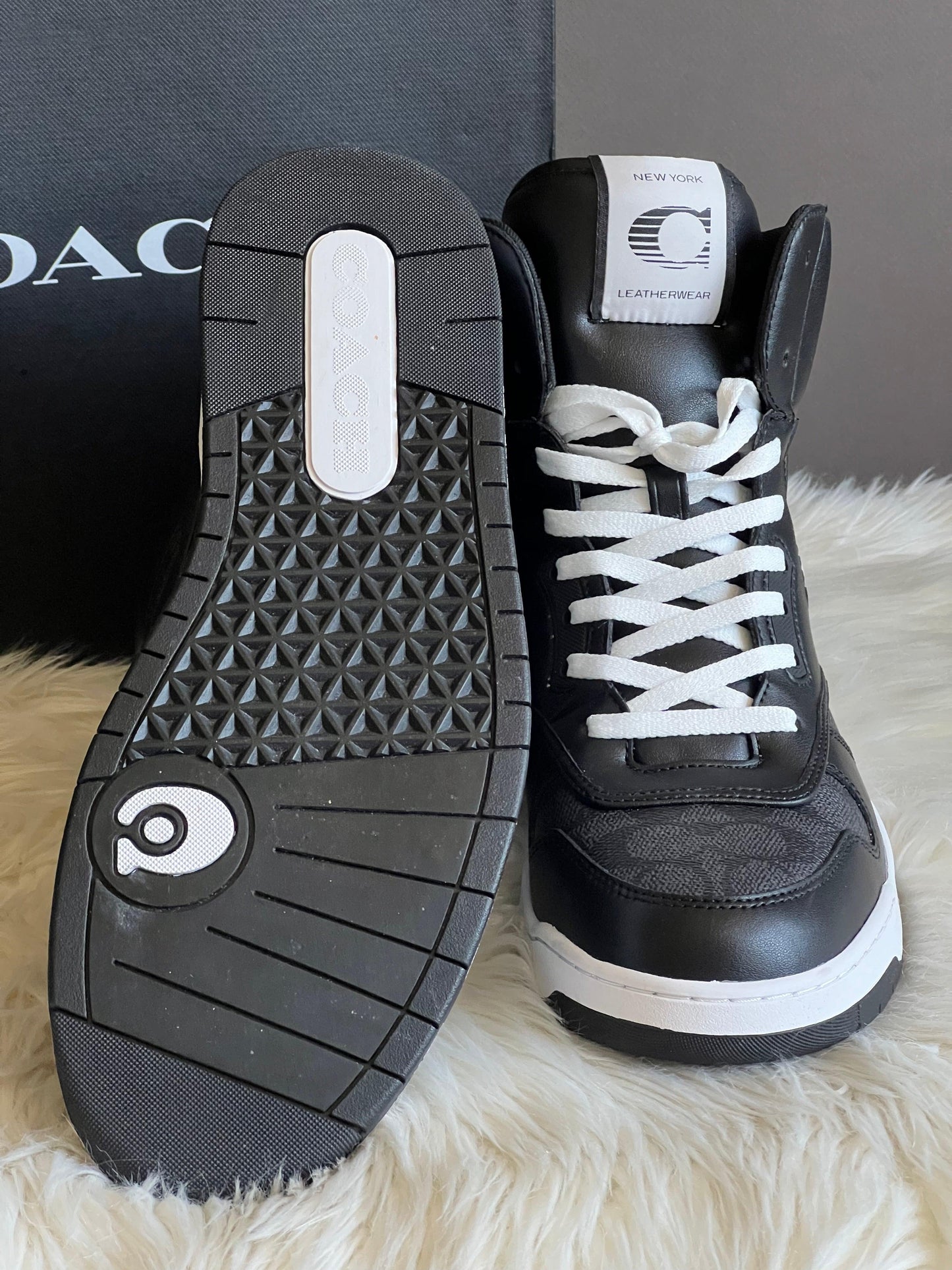 Coach High Top Sneaker in Signature Canvas