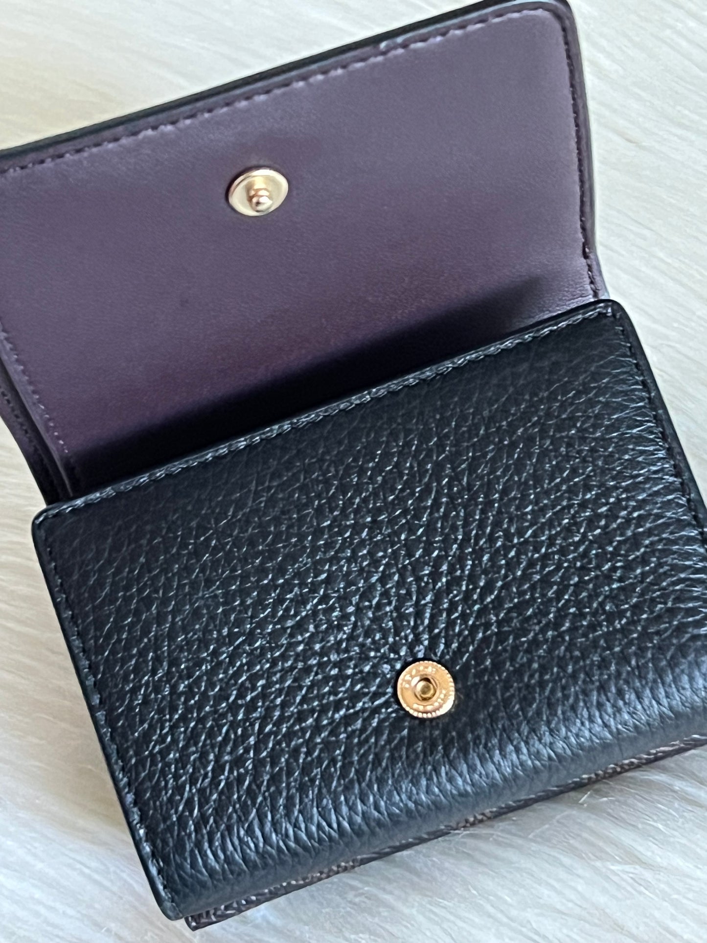 Coach Card Holder Wallet In Signature Canvas