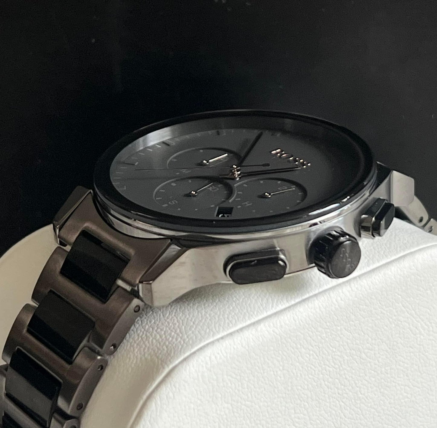 Hugo Boss Men’s Peak Chronograph Watch in Rose Gold Dial