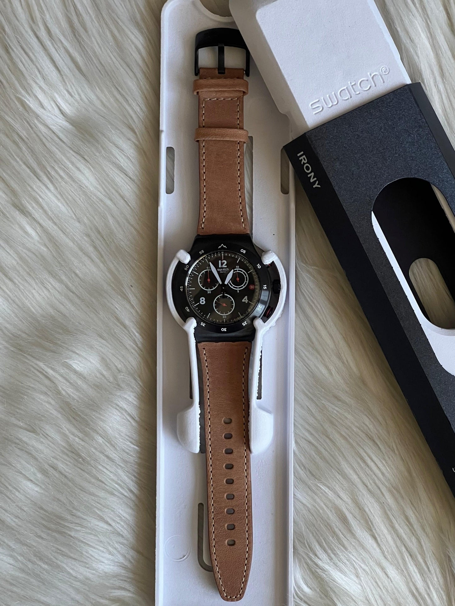 Swatch The Journey is the Reward Irony Chrono Watch