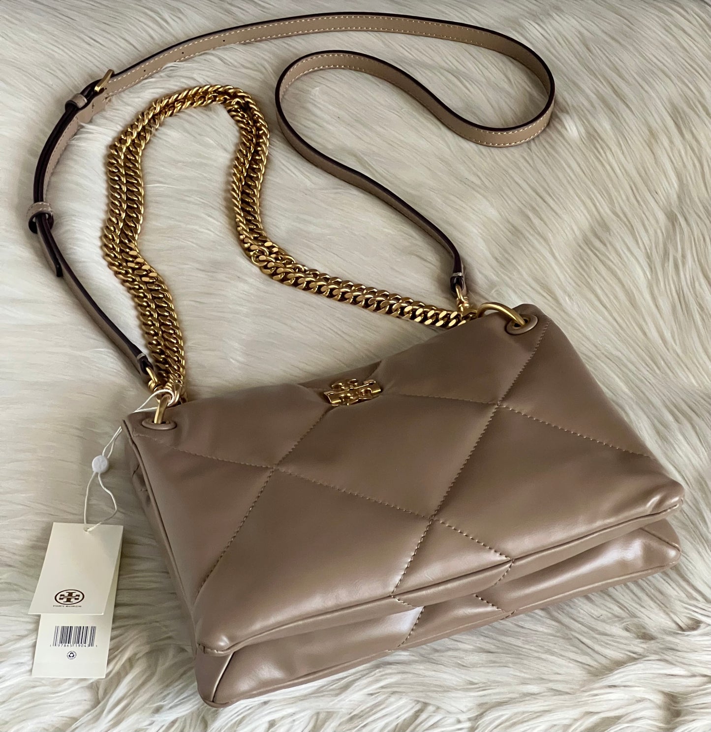 Tory Burch Small Kira Diamond Quilt Shoulder Bag