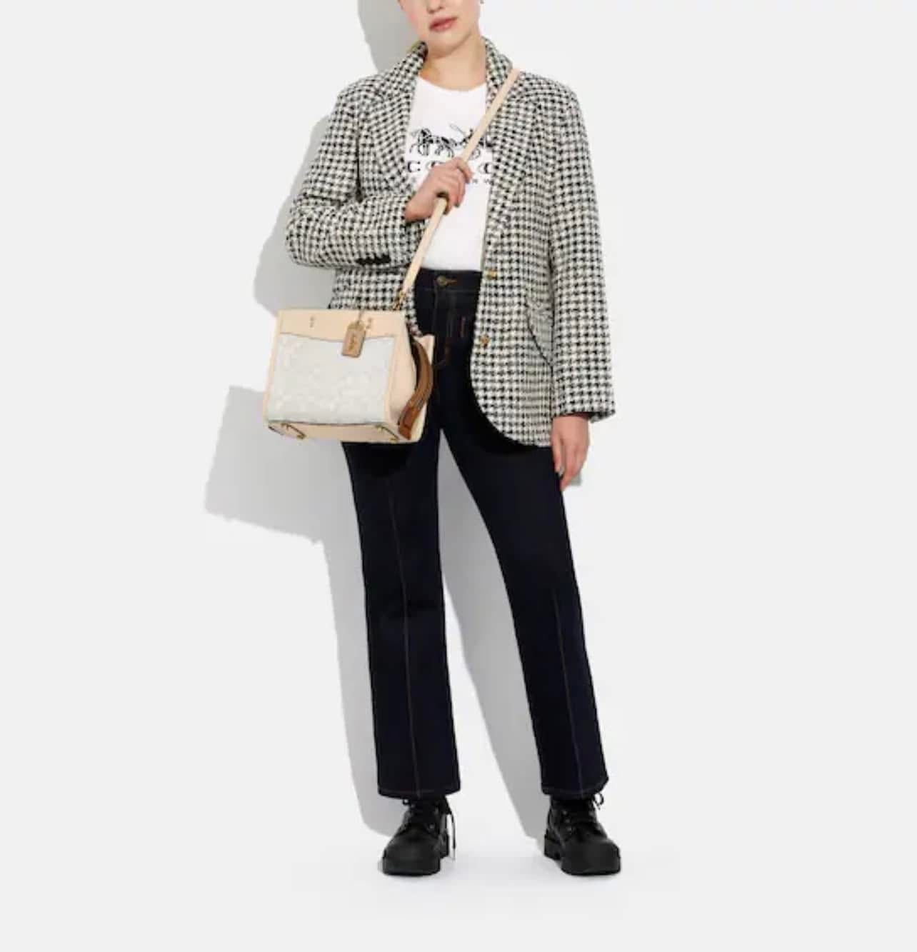 Coach Rogue 25 In Signature Textile Jacquard