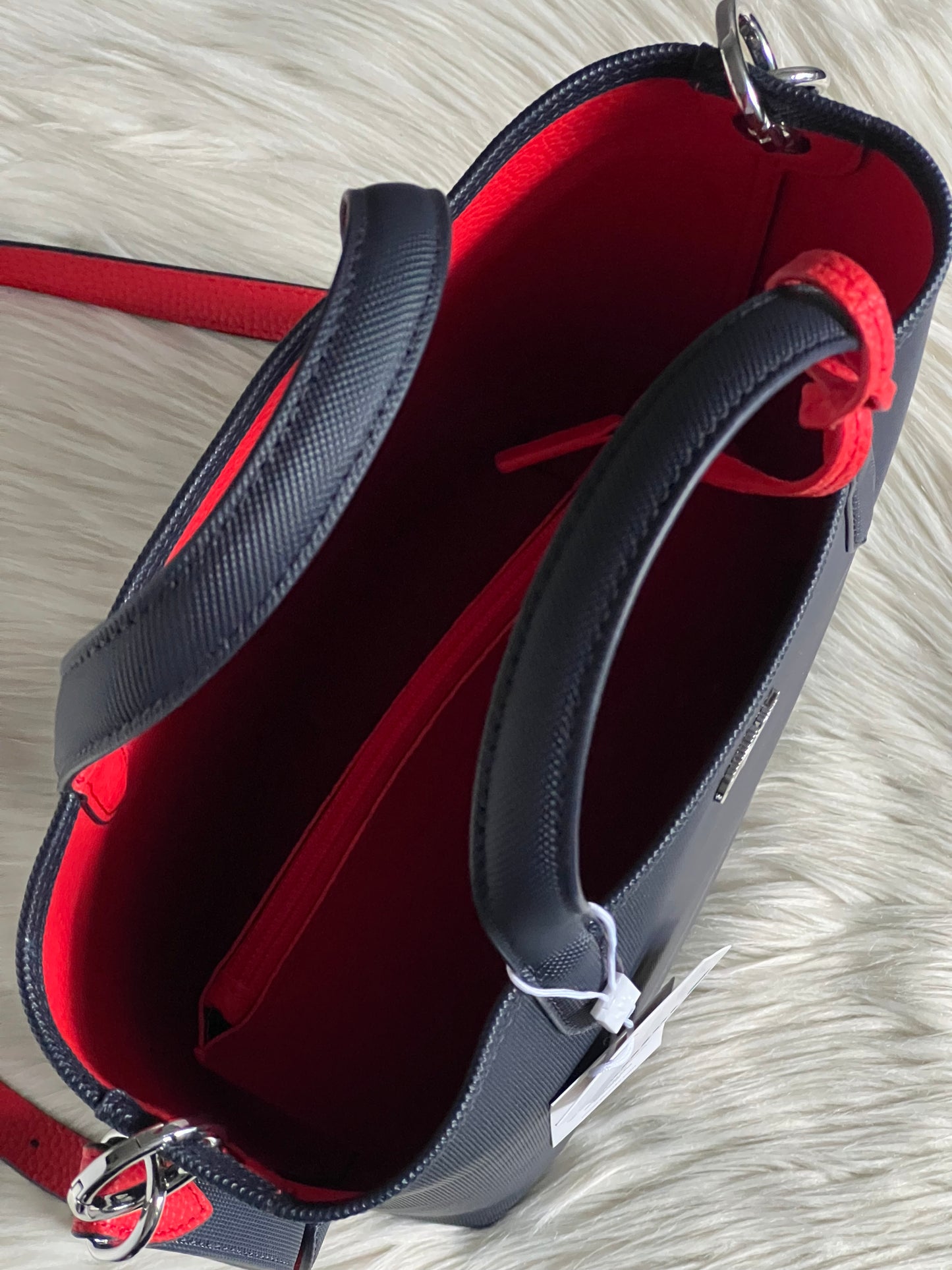 Lacoste Women’s Anna Vertical Reversible Tote with Pouch