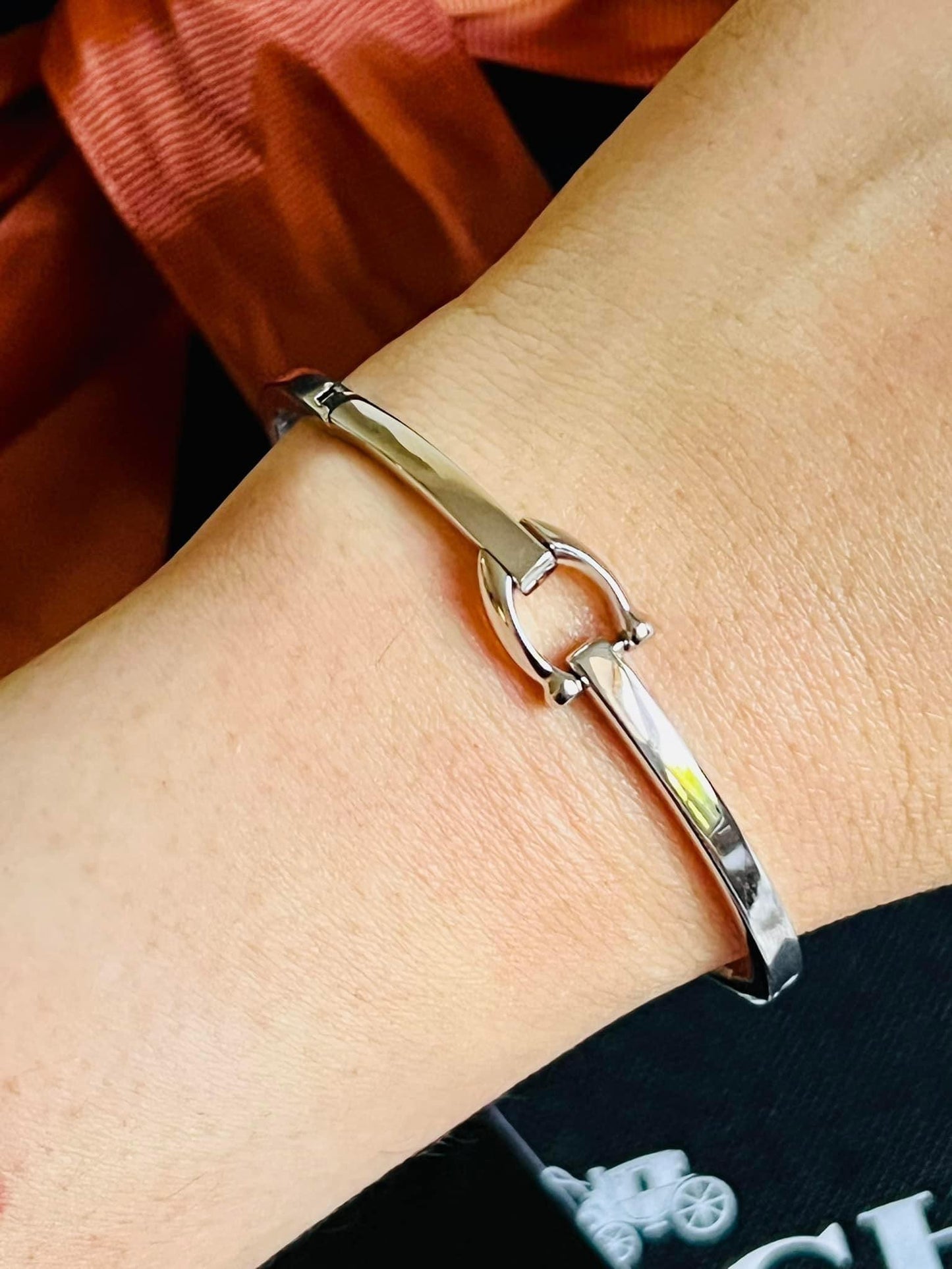 Coach Signature Hook Bangle