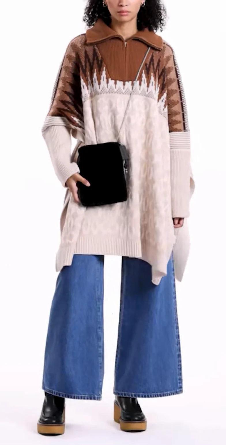 Coach Drawstring Pouch in Shearling
