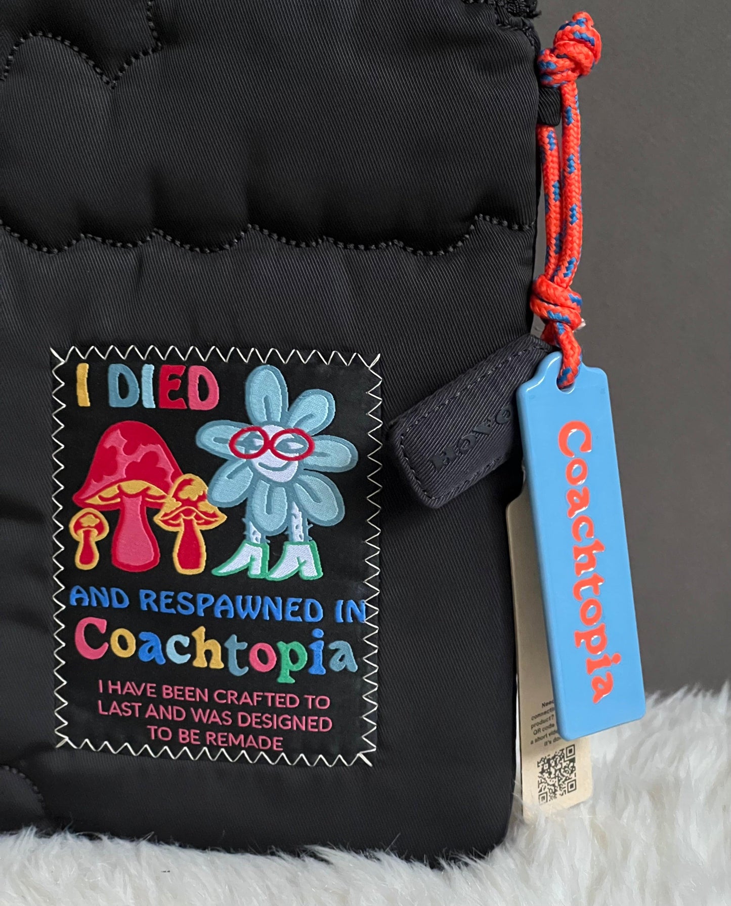 Coach Coachtopia Loop Quilted Cloud Laptop Sleeve