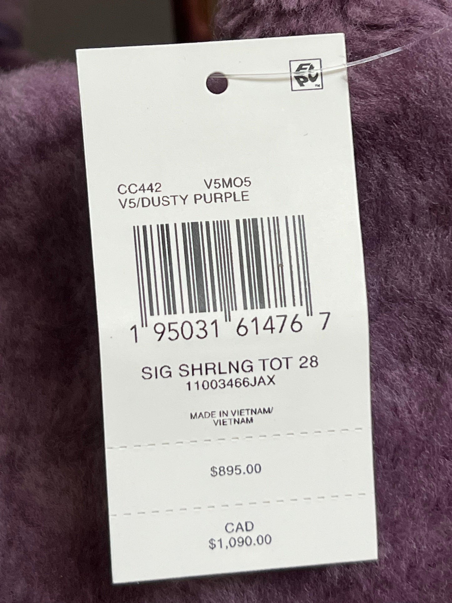 Coach Tote 28 in Signature Shearling