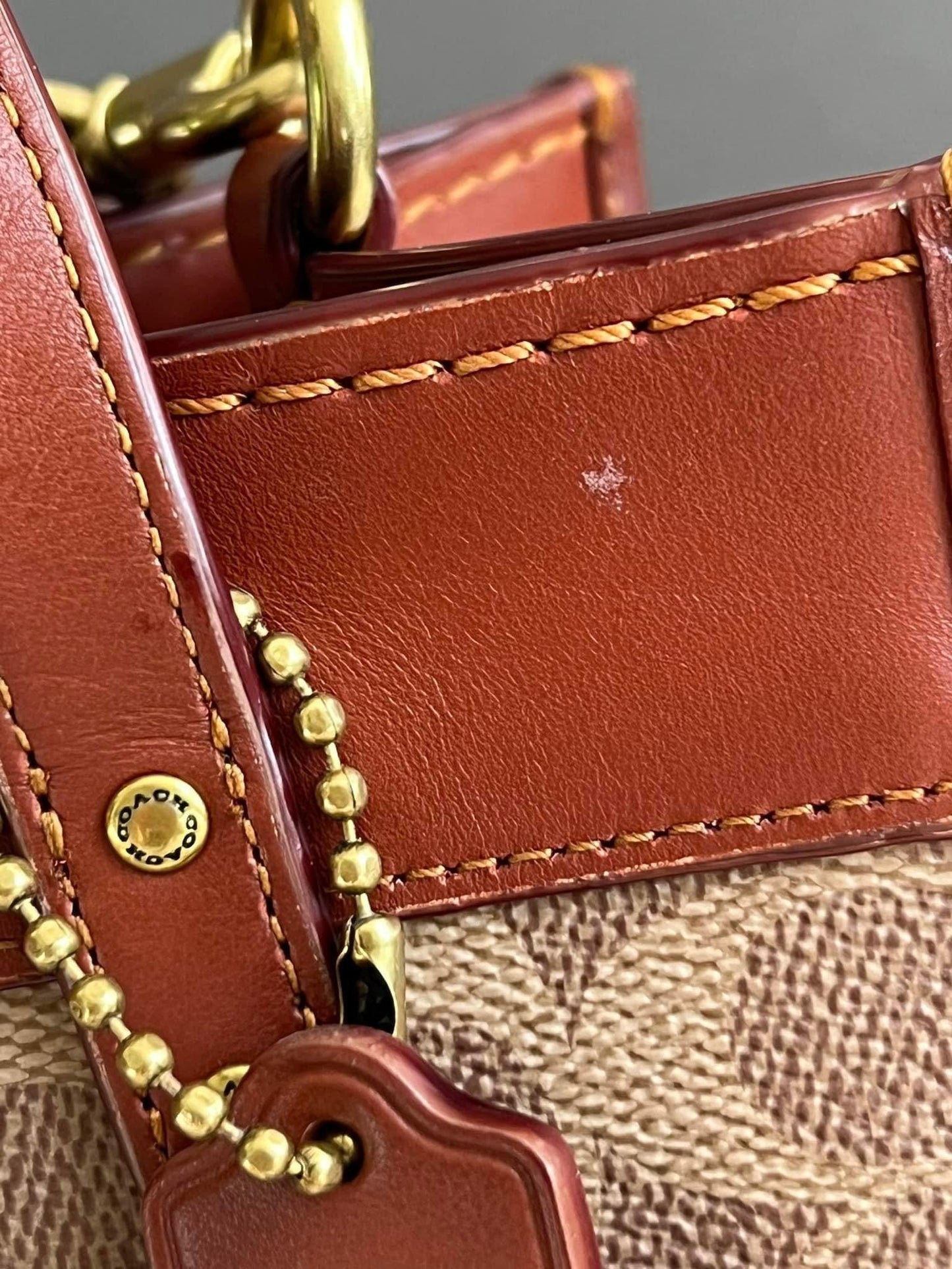 Coach Field Tote 22 in Signature Canvas with Horse and Carriage Print - “AS IS”