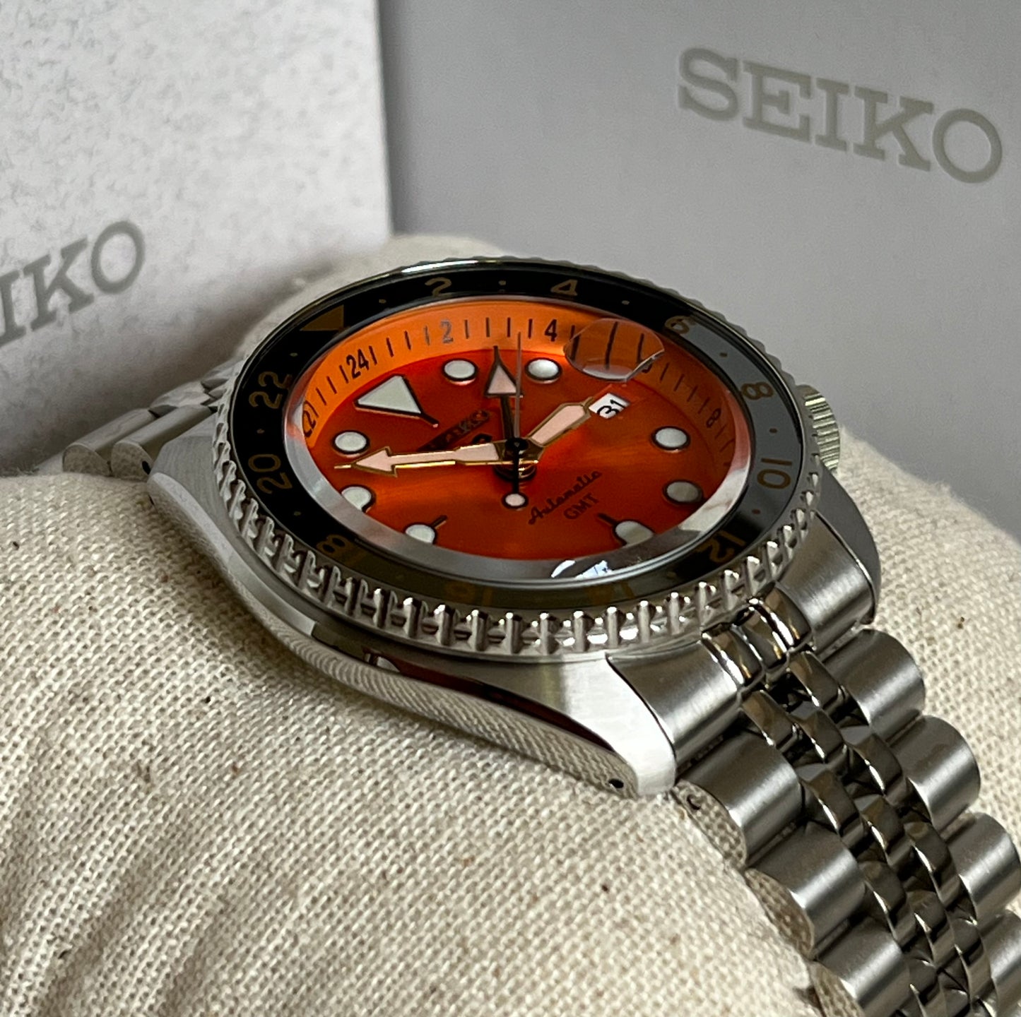 Seiko Men’s 5 Sports Automatic GMT Watch