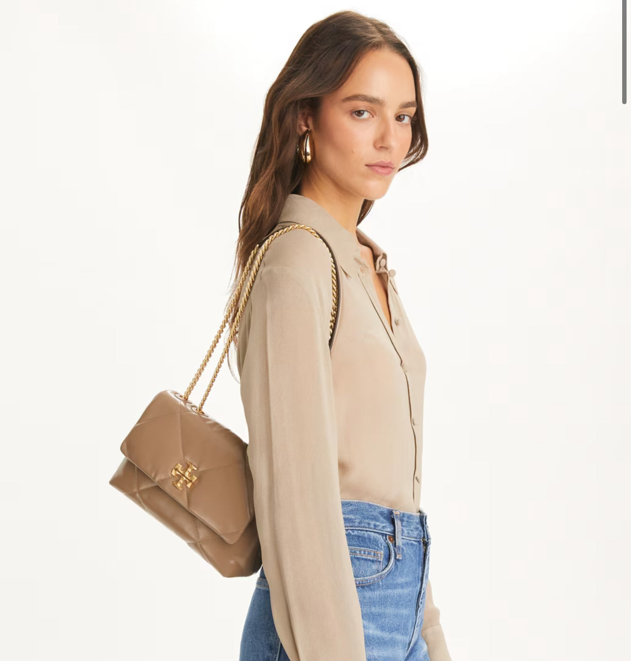 Tory Burch Small Kira Diamond Quilt Convertible Shoulder Bag