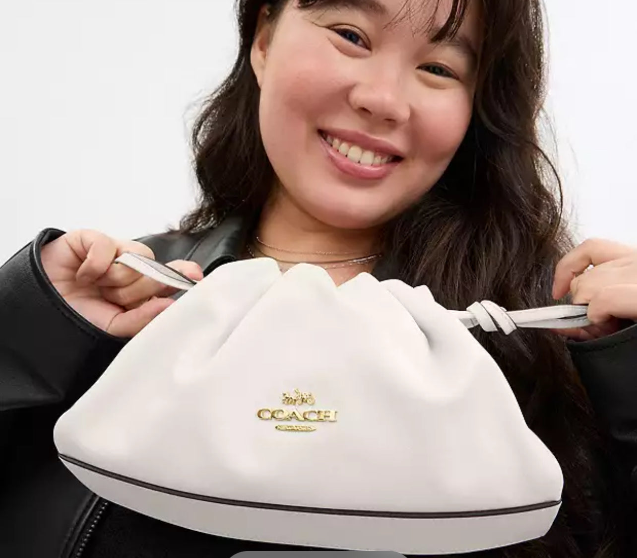 Coach Faye Shoulder Bag with Ruching
