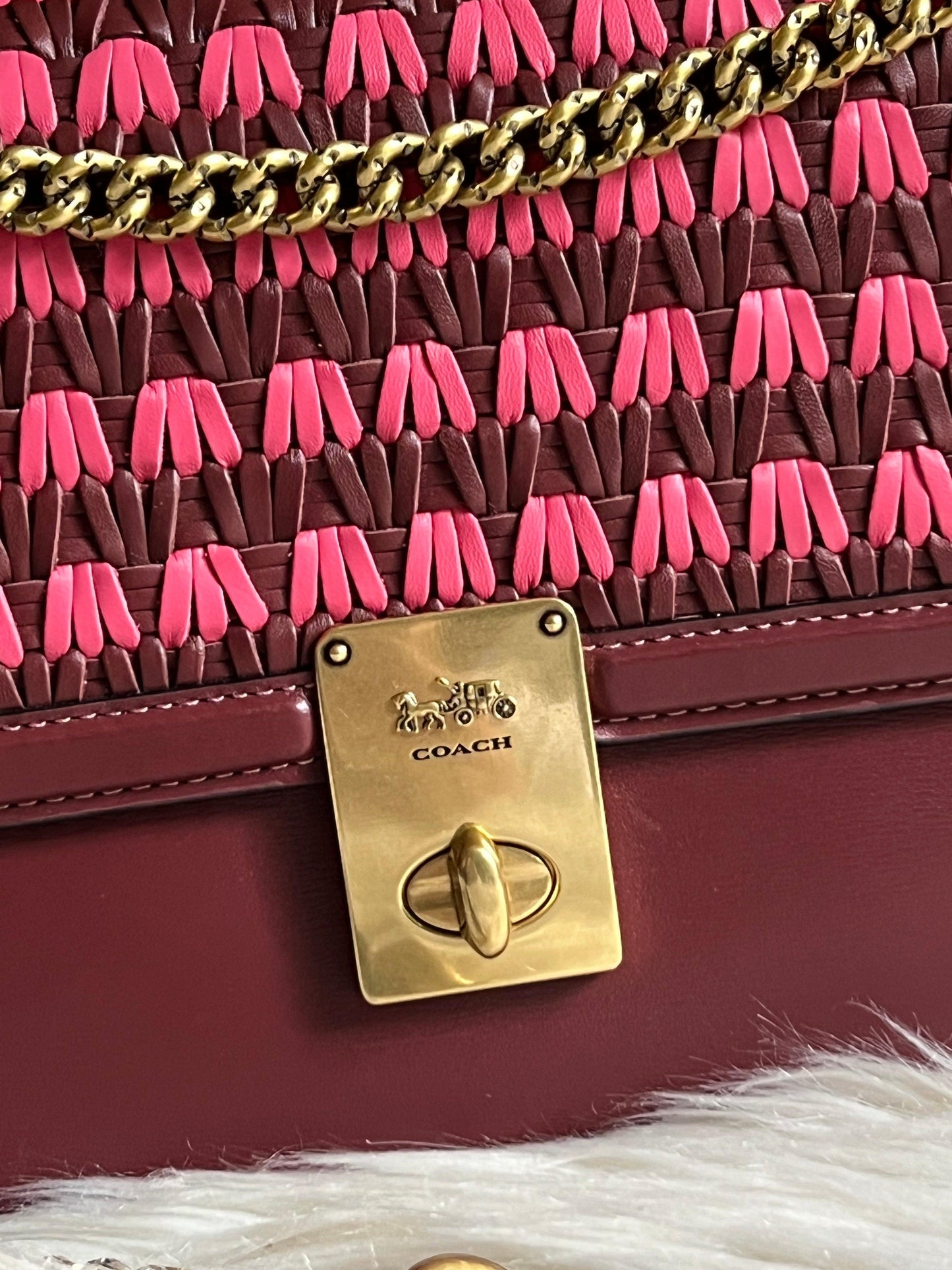 Coach Hutton Shoulder Bag with Quilting