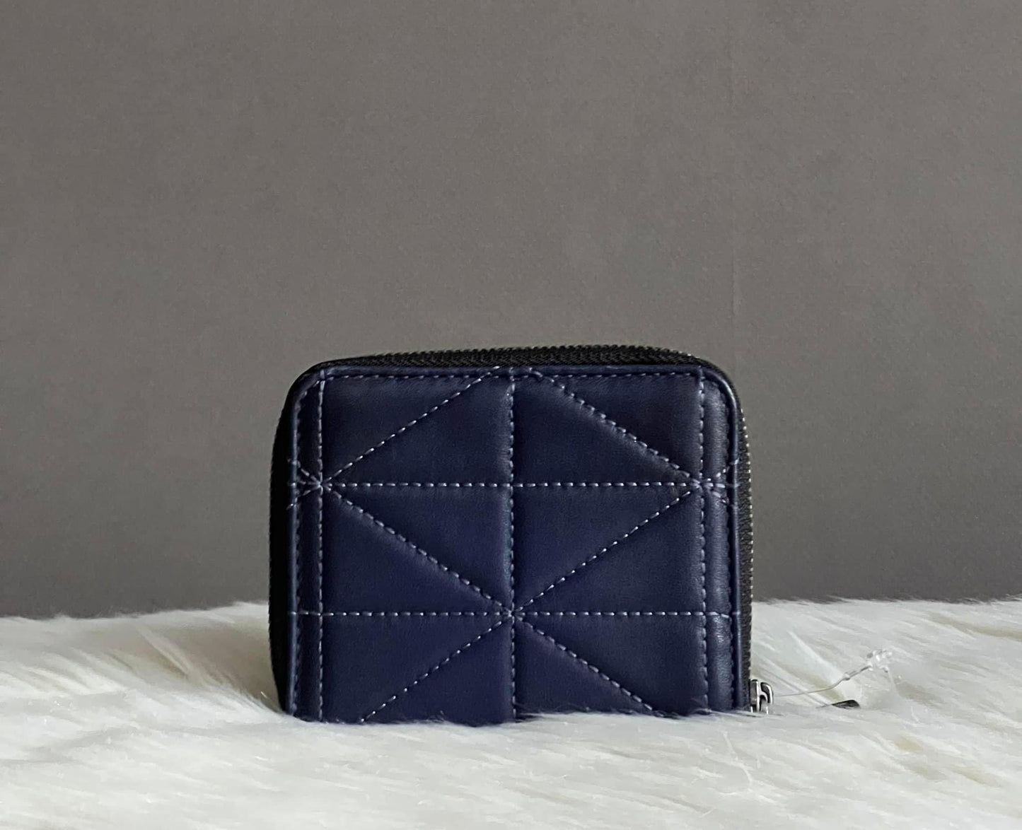 Coach Small Zip Around Wallet With Quilting