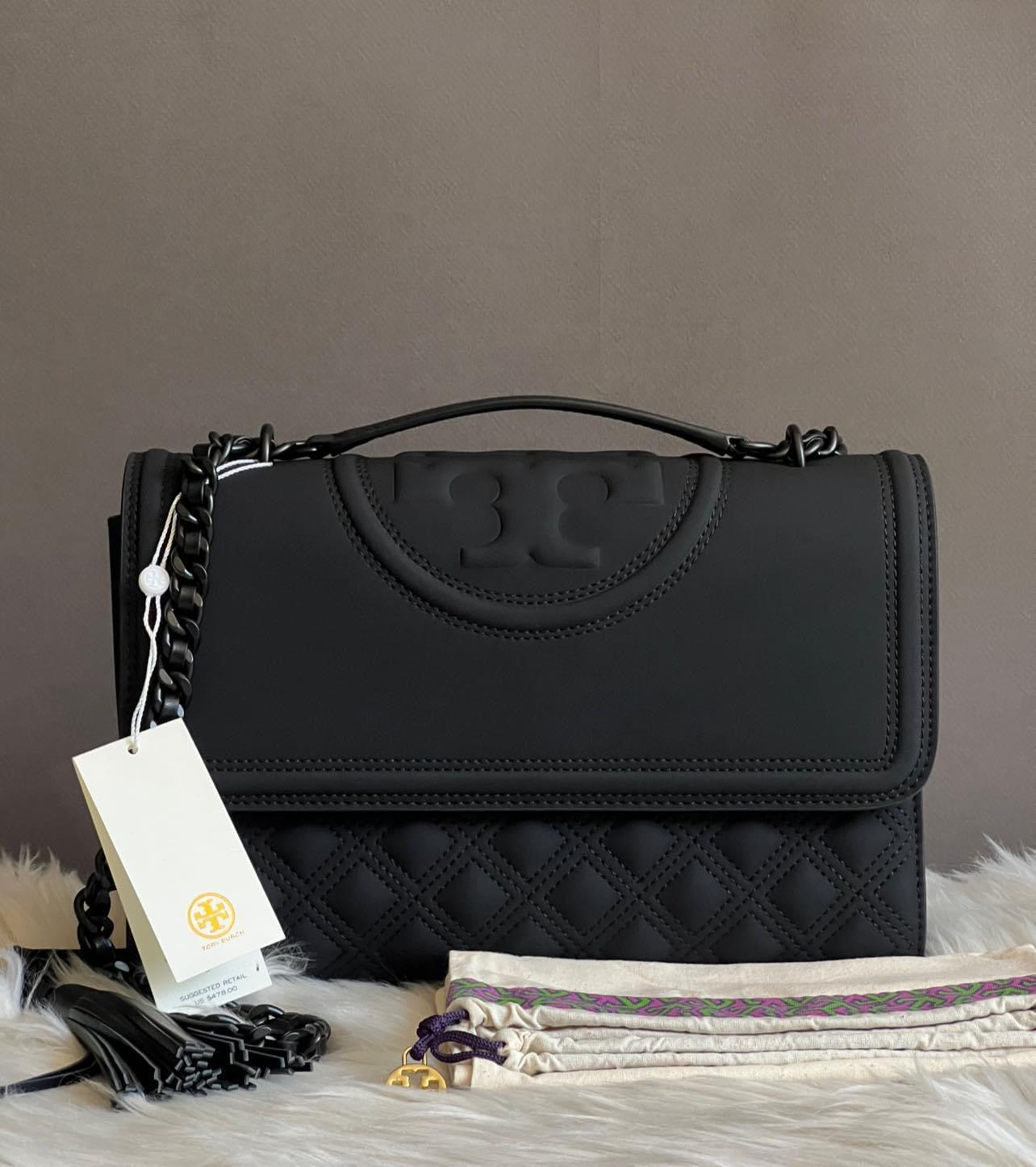 Tory Burch Fleming Matte Convertible Shoulder Bag
