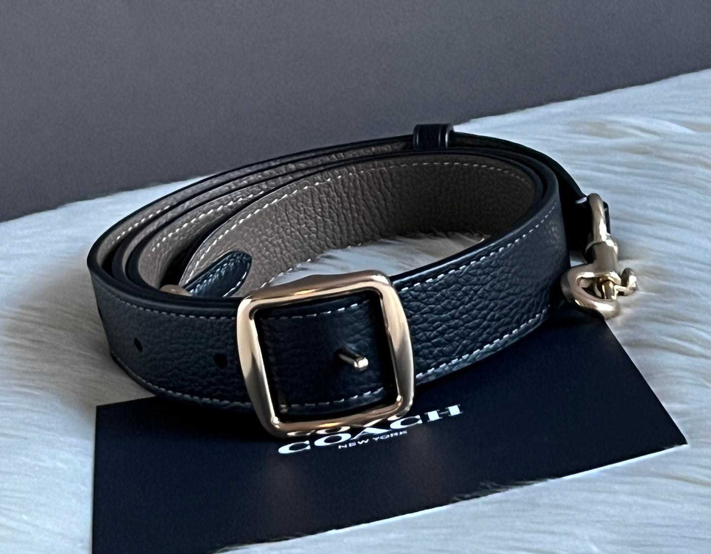 Coach Reversible Strap