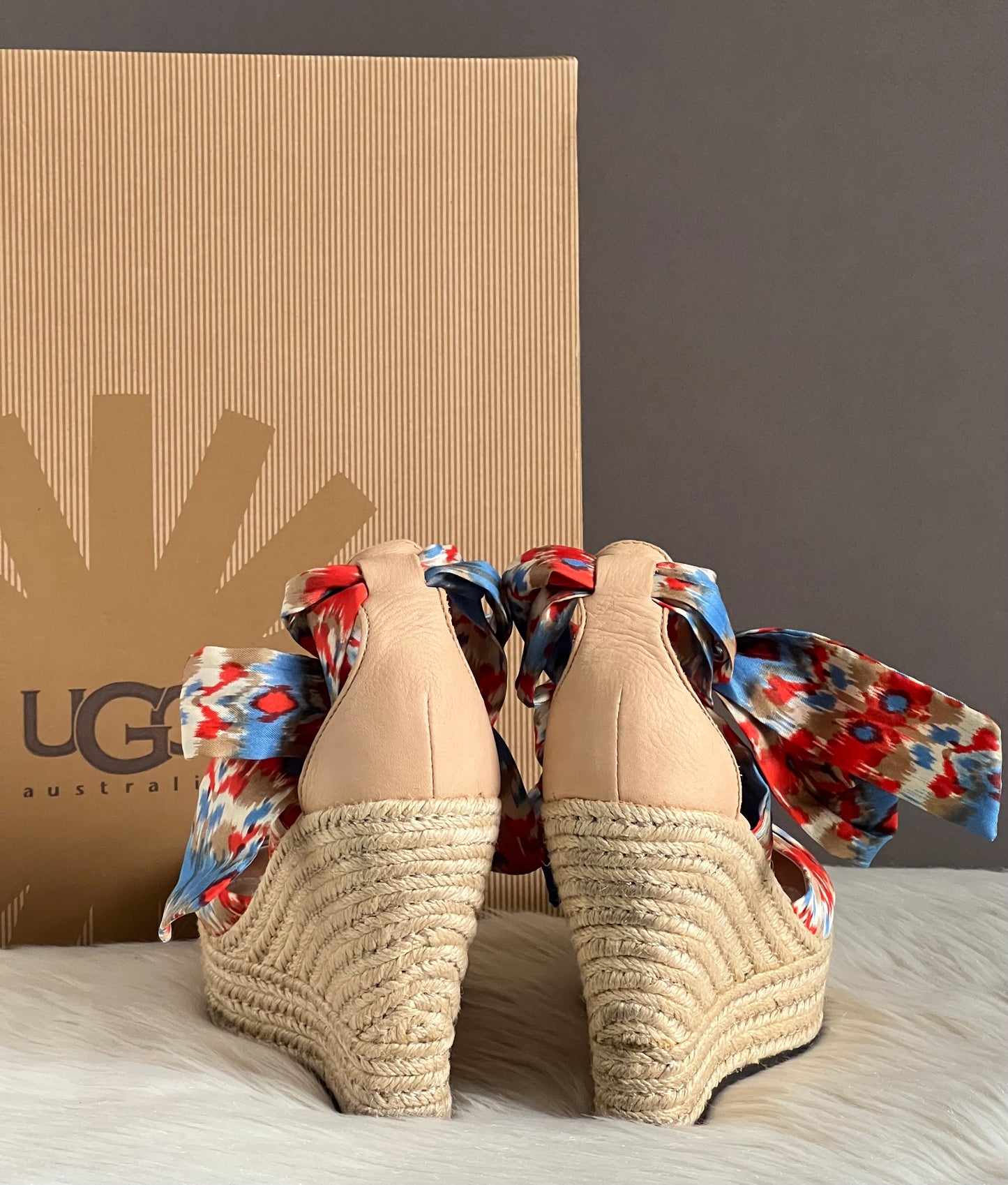 UGG Lucianna Platform Wedge Sandals