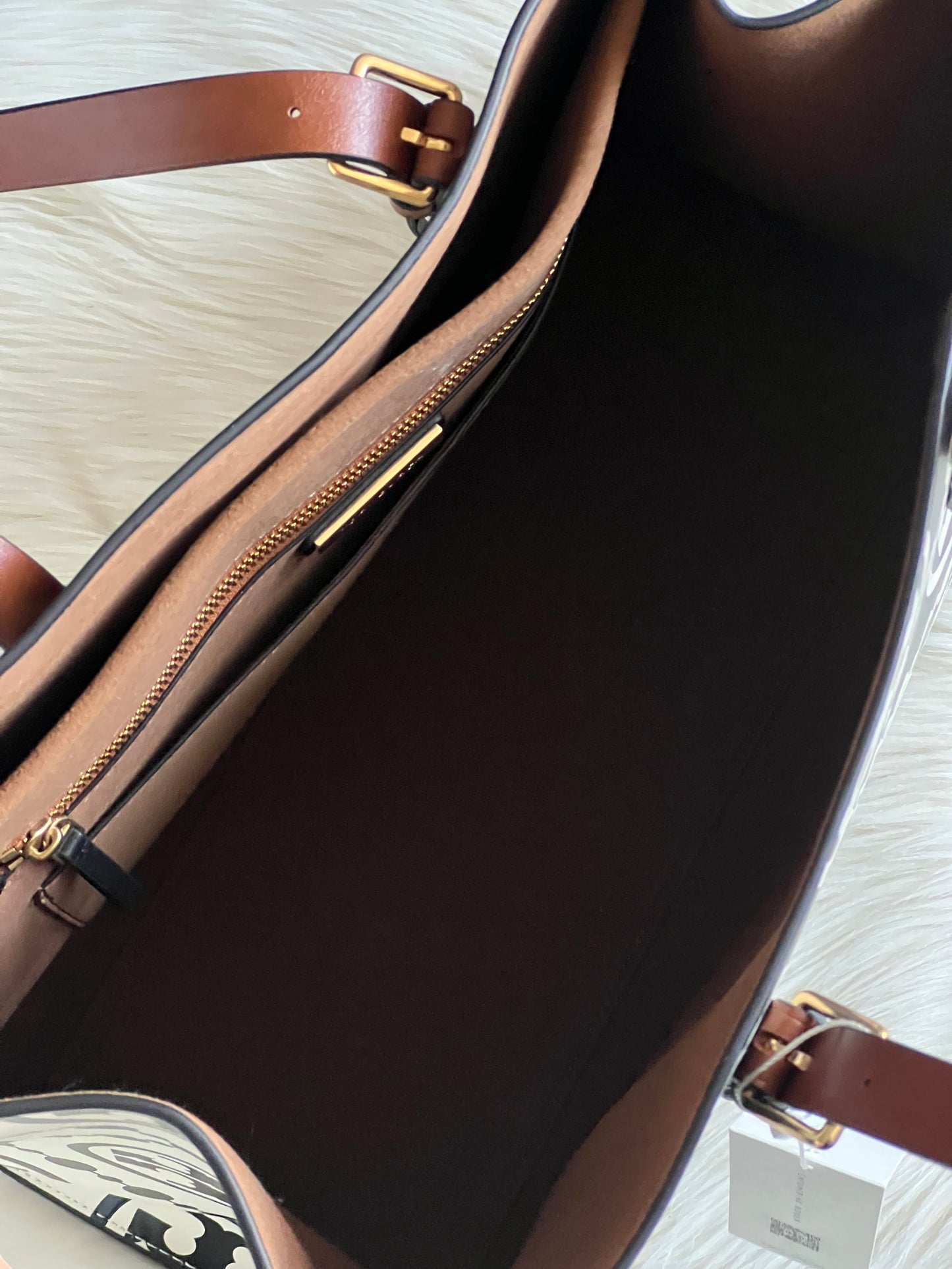 Tory Burch T Monogram Contrast Embossed Tote