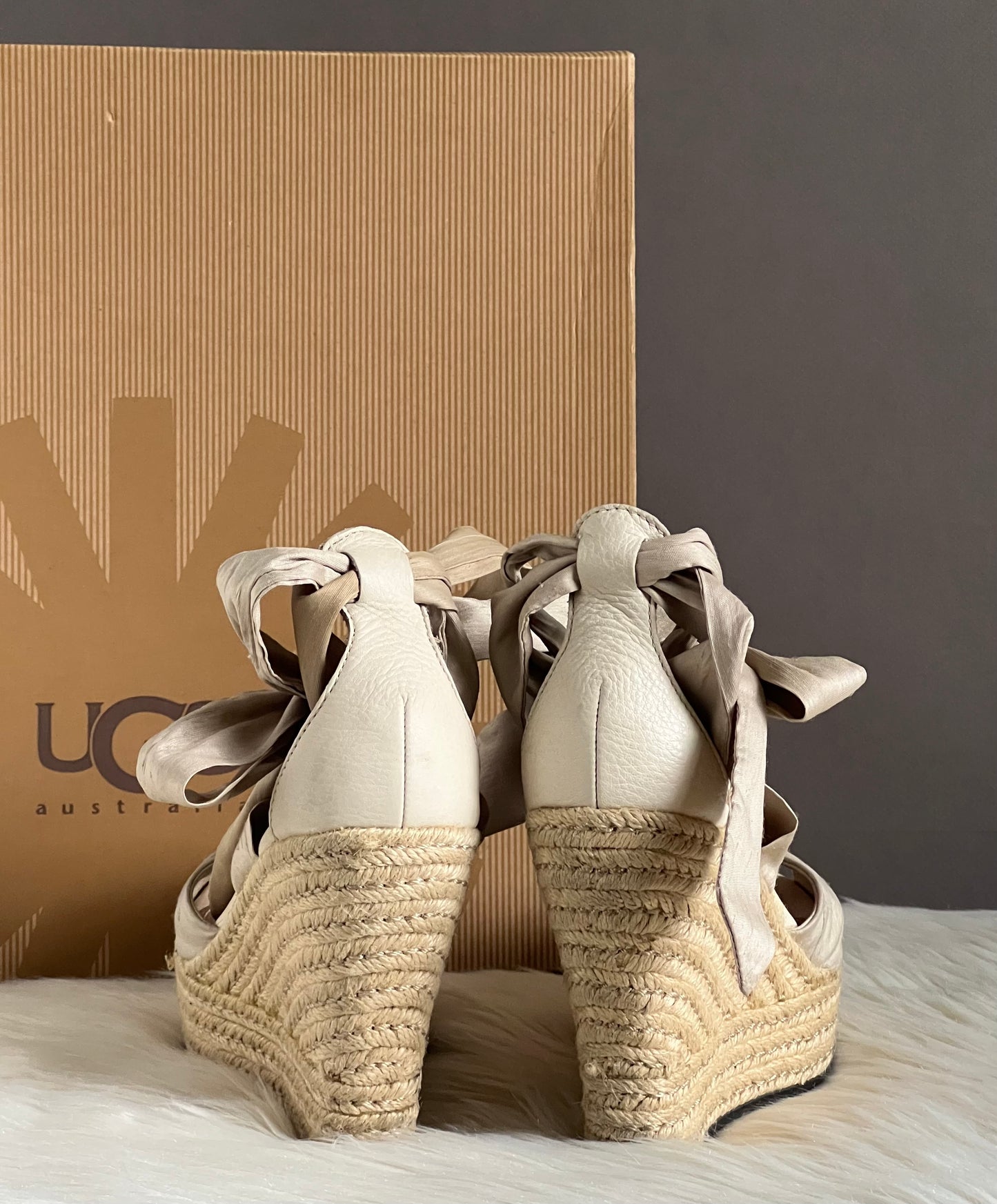 UGG Lucianna Platform Wedge Sandals