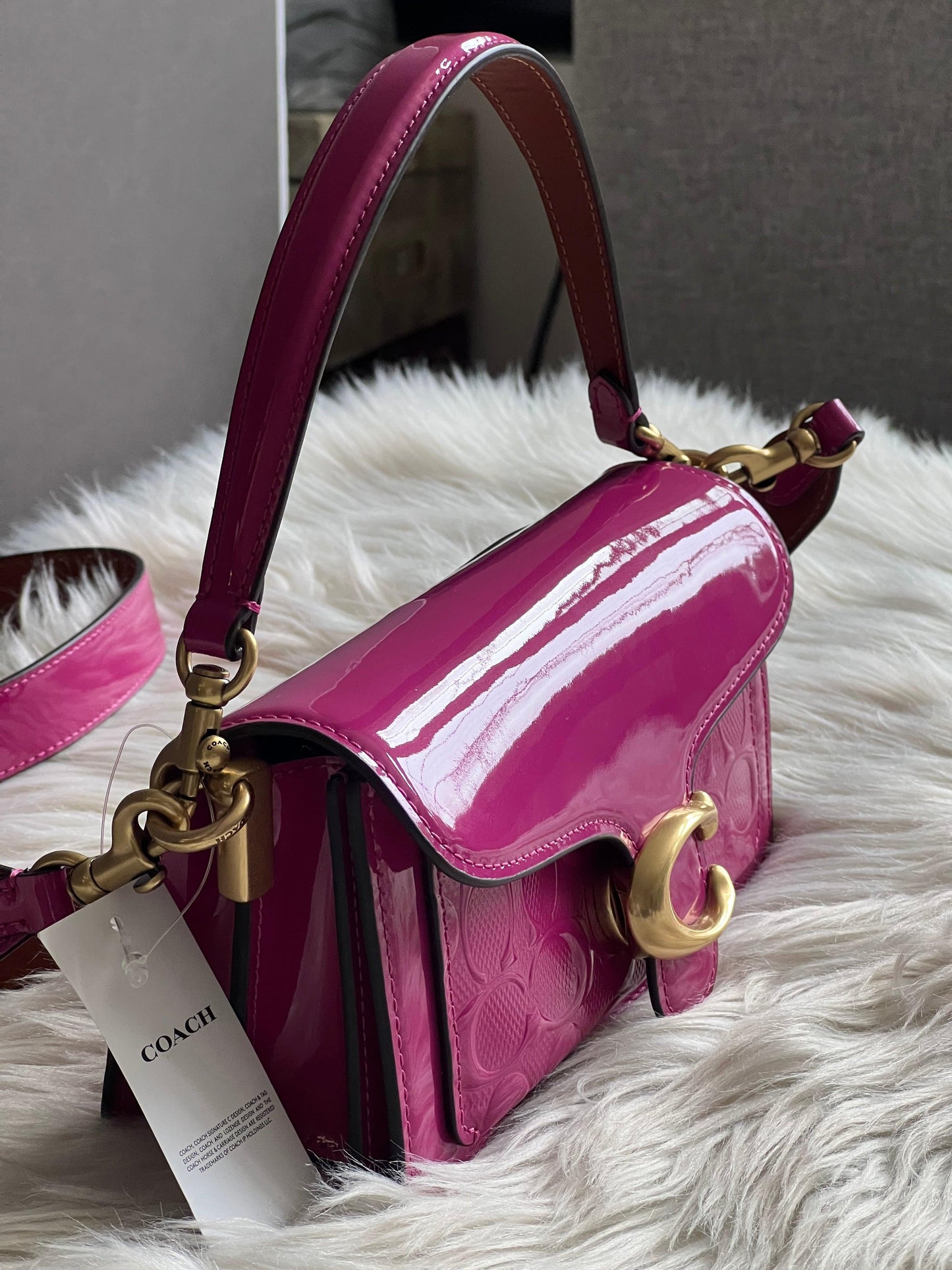 Coach Tabby Shoulder Bag 20 in Signature Leather