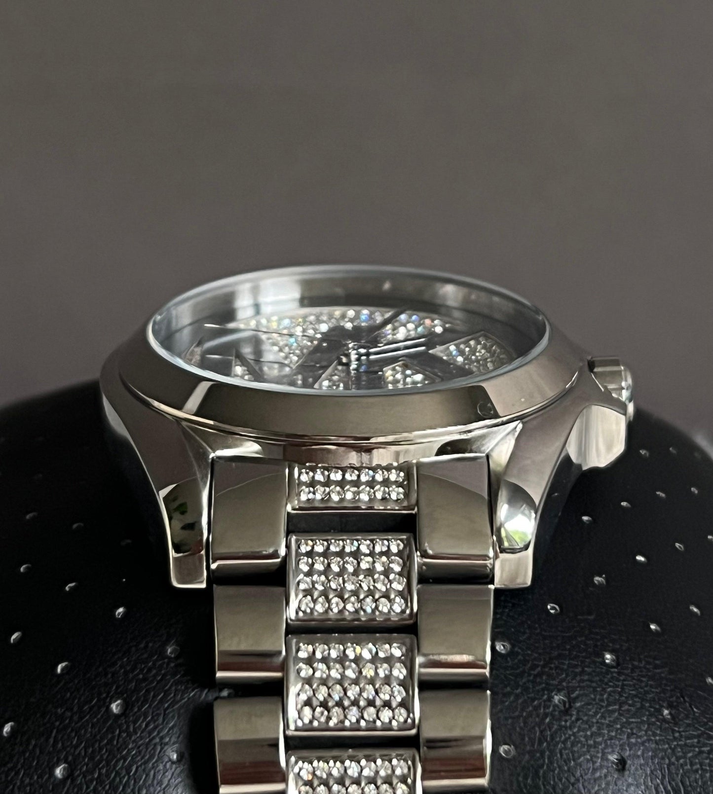 Michael Kors Women’s Bradshaw Silver-Tone Glitz